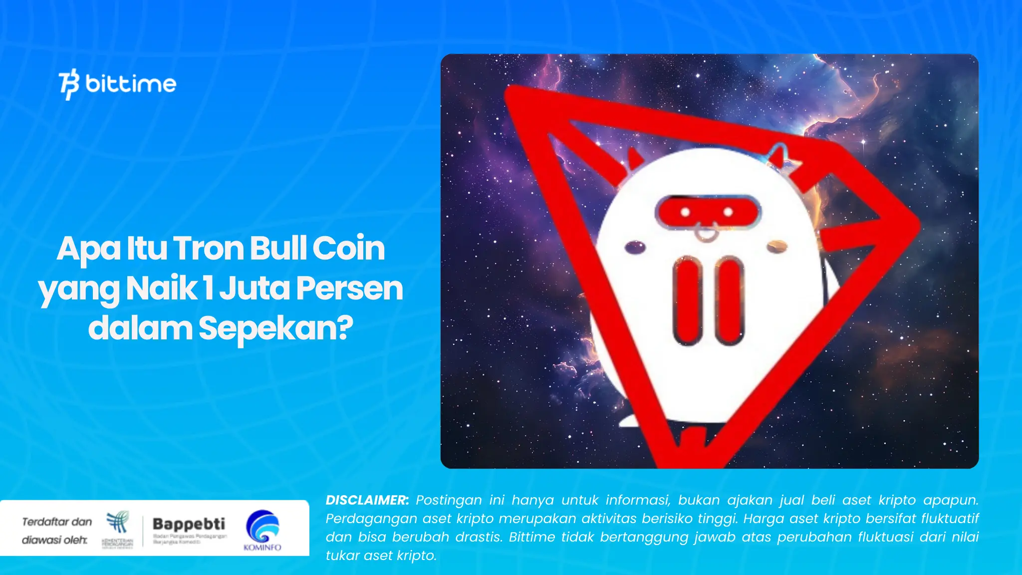 Apa Itu Tron Bull Coin yang Naik 1 Juta Persen dalam Sepekan?