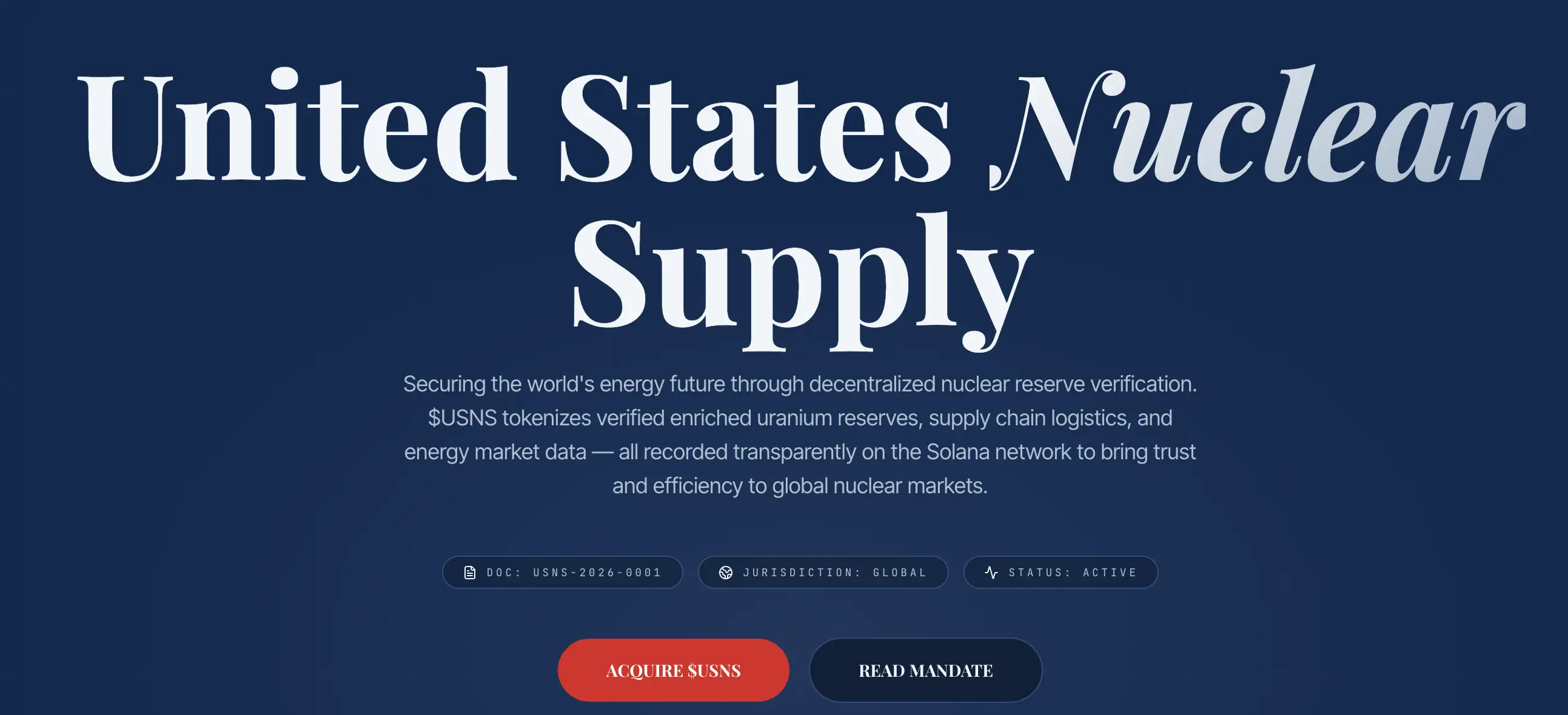 Apa Itu USNS (United States Nuclear Supply) Memecoin Nuklir AS - image.webp