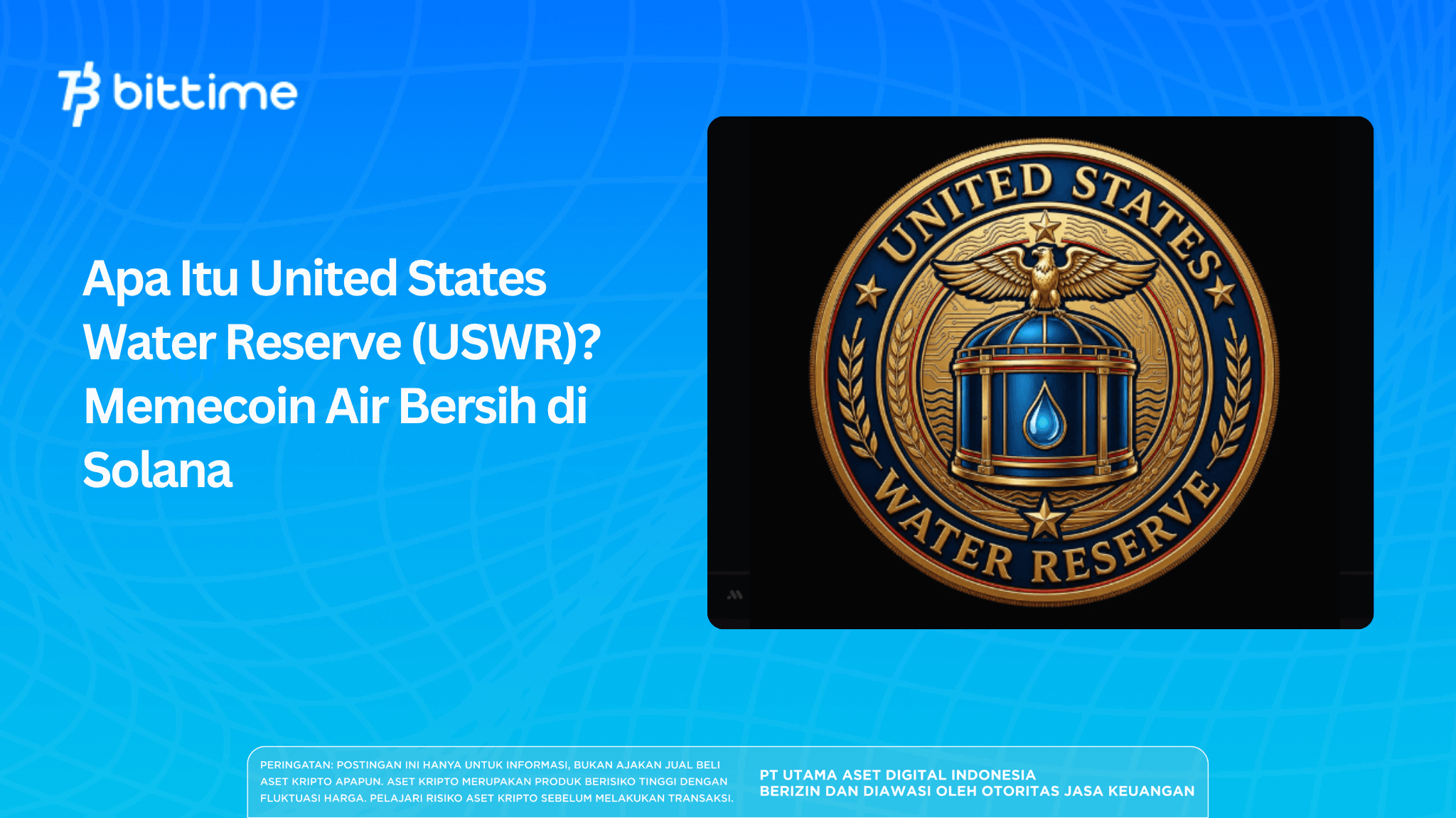 What is the United States Water Reserve (USWR)? Clean Water Memecoin on Solana