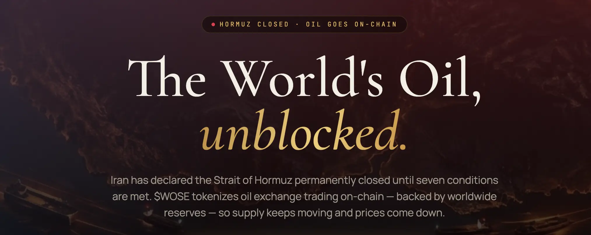 Apa Itu WOSE Coin Mengenal World Oil Supply Exchange (WOSE) di Solana - home.webp