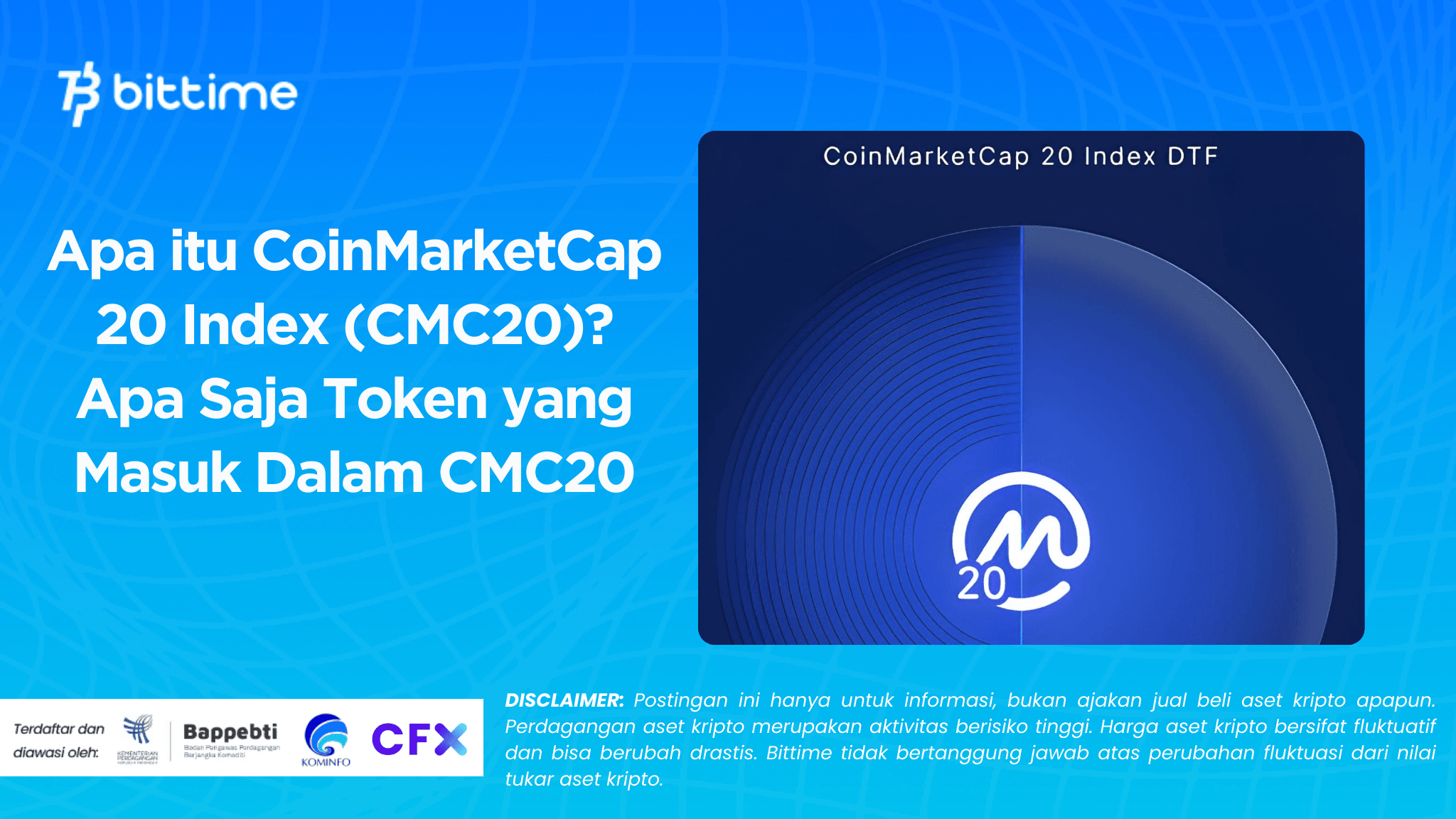 Apa itu CoinMarketCap 20 Index (CMC20)? Apa Saja Token yang Masuk Dalam CMC20