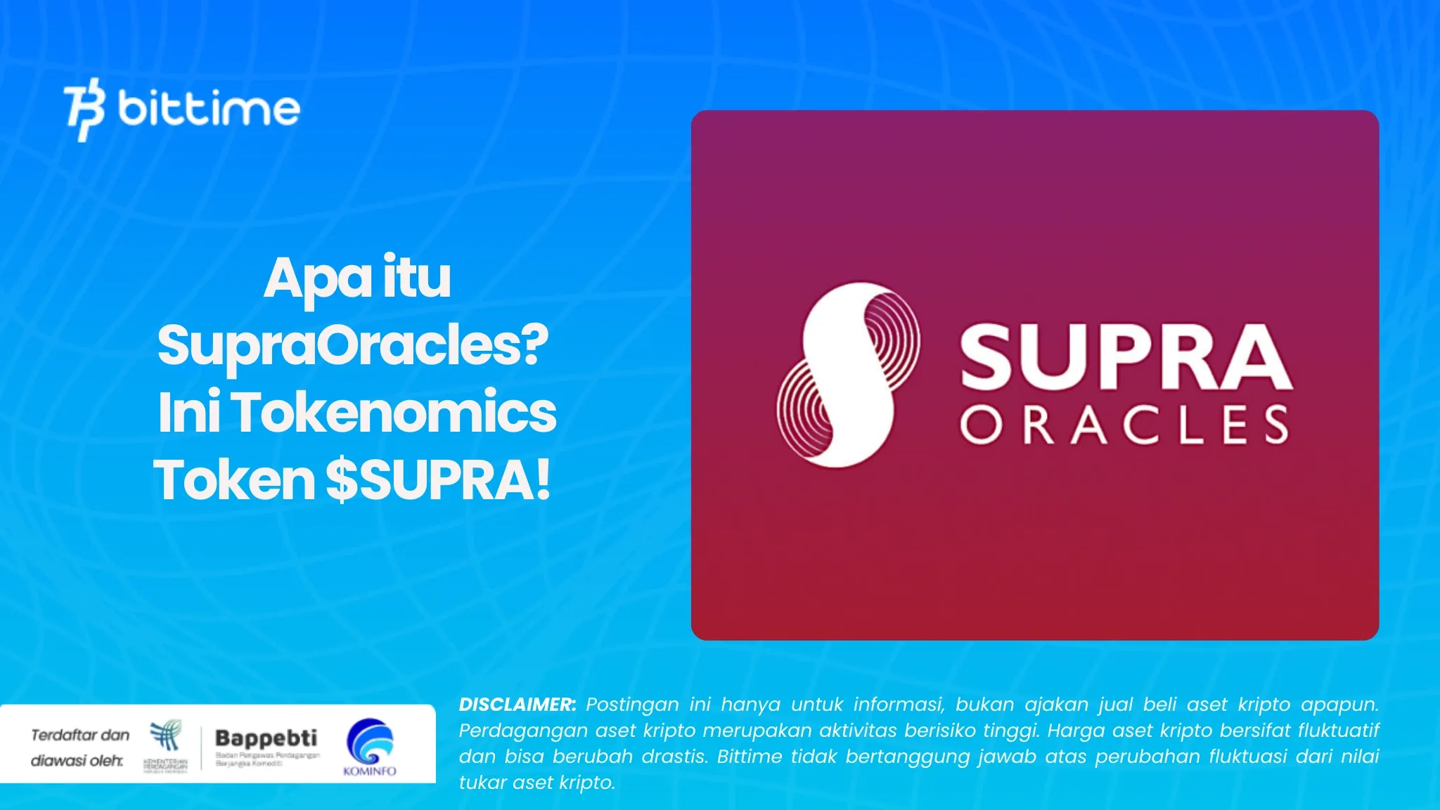 Apa itu SupraOracles, Tokenomics Token $SUPRA