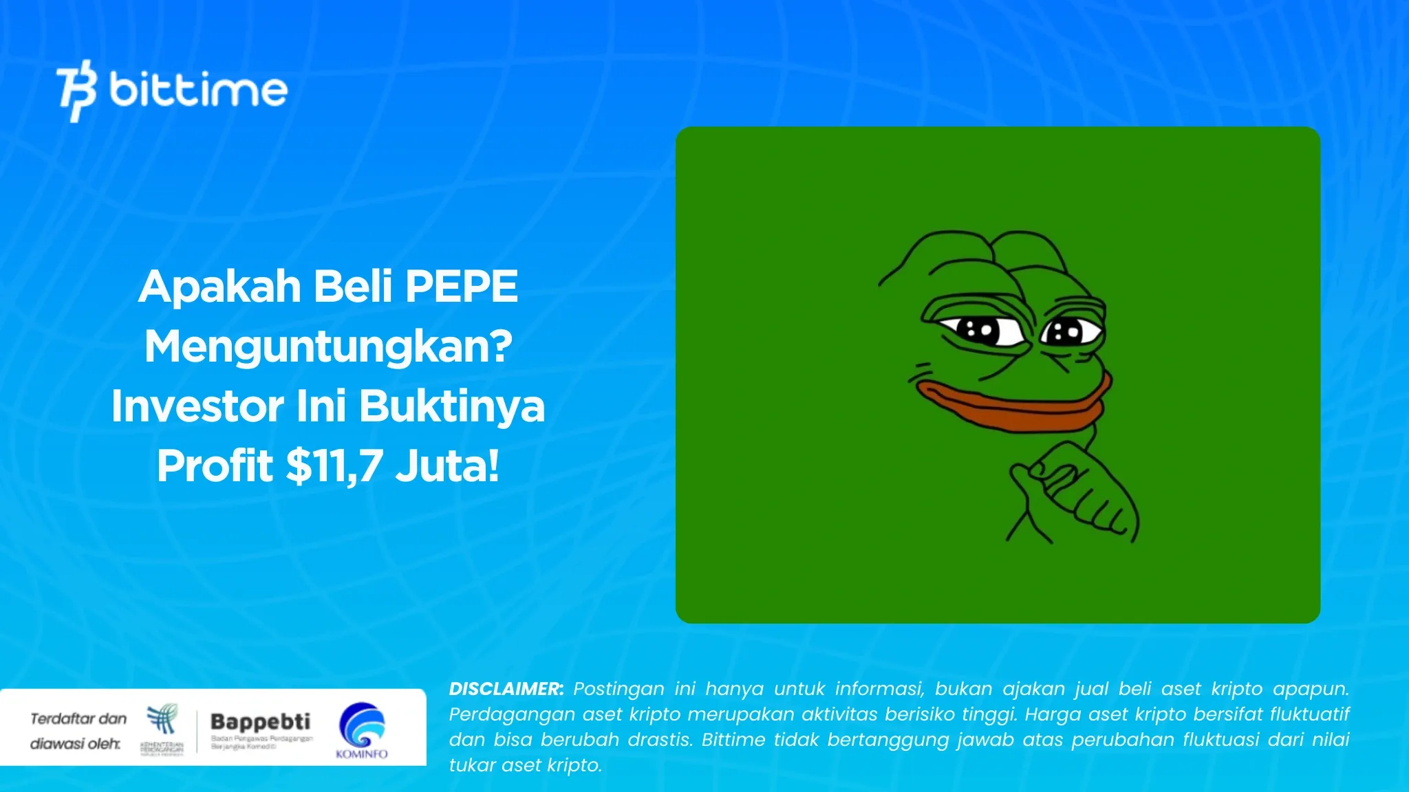 Apakah Beli PEPE Menguntungkan Investor Ini Buktinya Profit $11,7 Juta!.