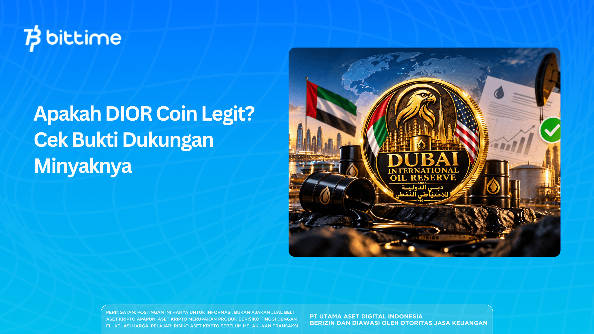 Apakah DIOR Coin Legit? Cek Bukti Dukungan Minyaknya