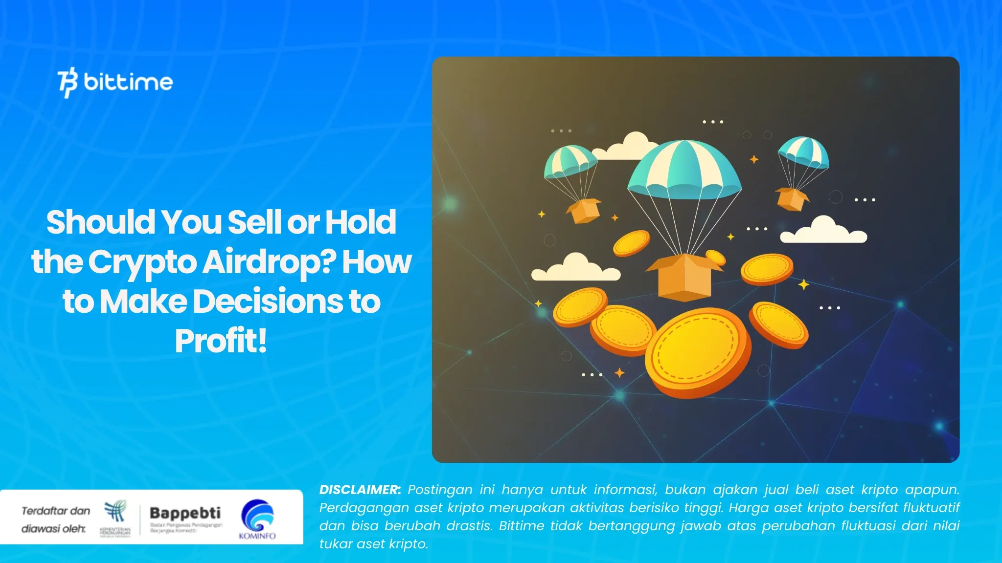 Apakah Harus Jual atau Hold Airdrop Kripto Cara Ambil Keputusan untuk Cuan!