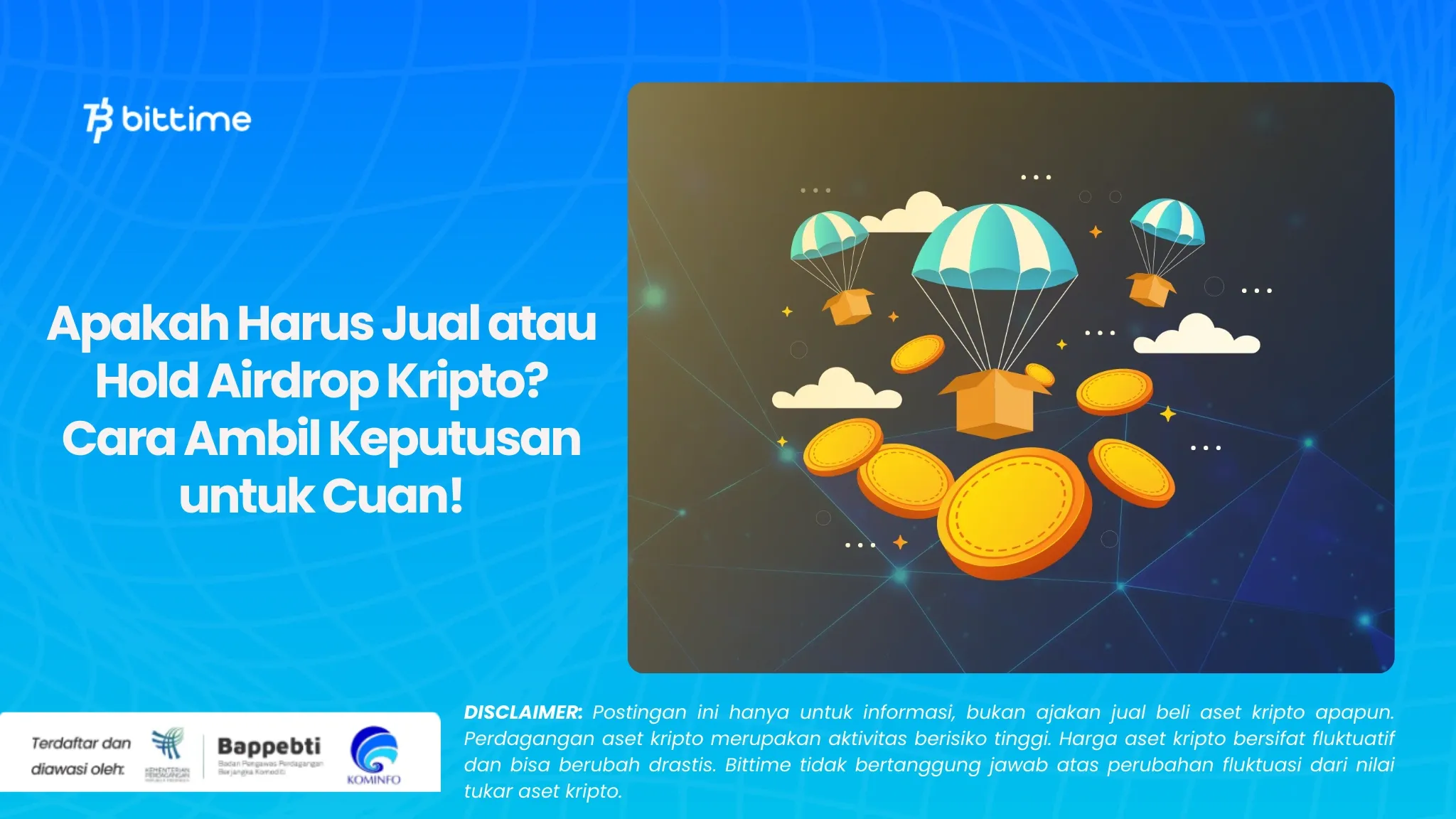 Apakah Harus Jual atau Hold Airdrop Kripto? Cara Ambil Keputusan untuk Cuan!