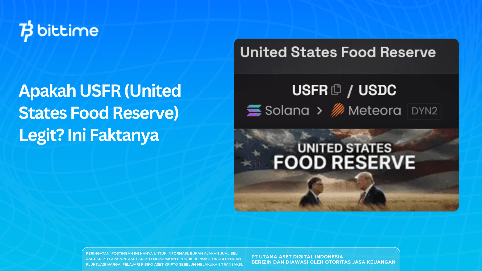Apakah USFR (United States Food Reserve) Legit? Ini Faktanya