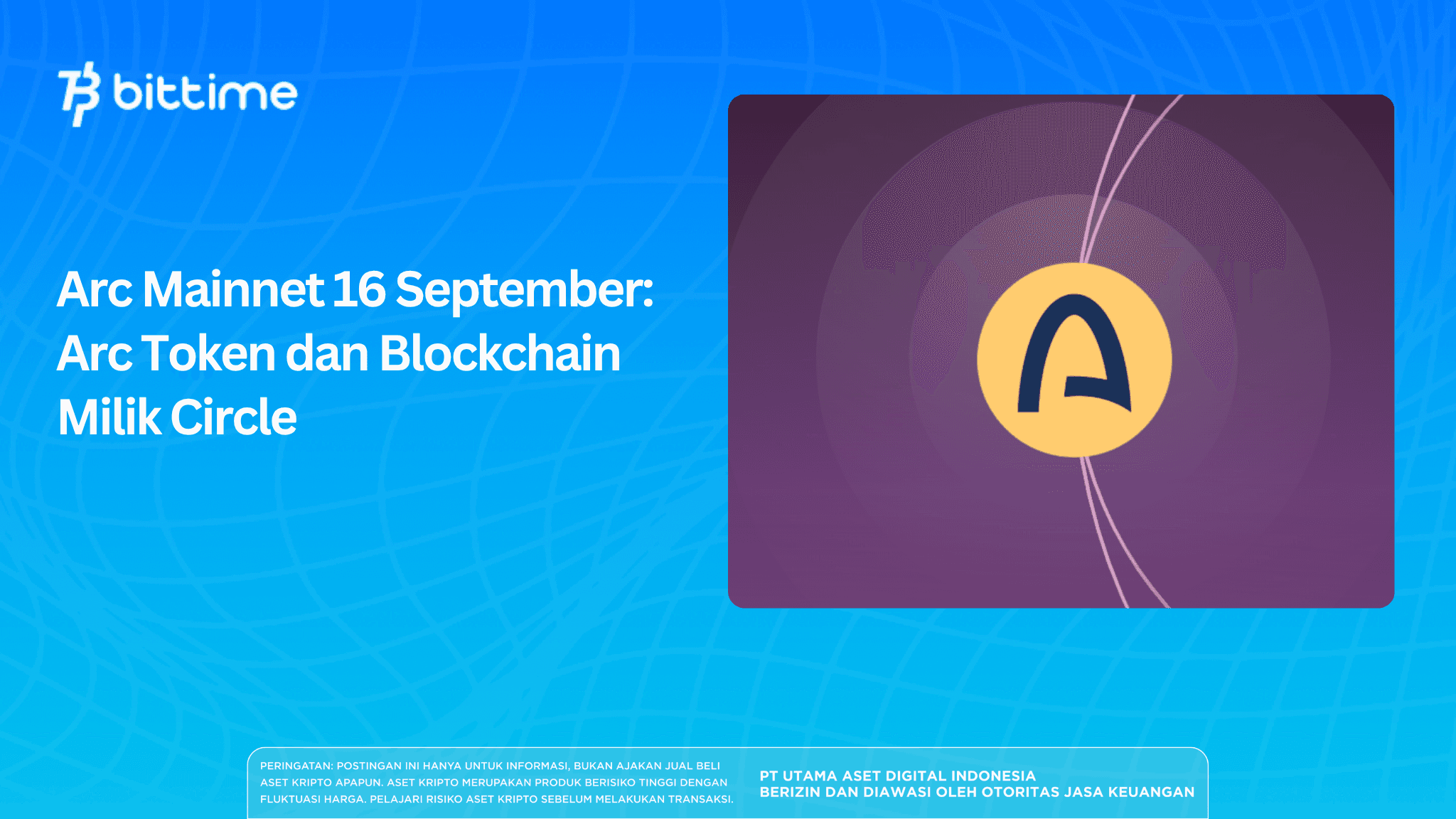 Arc Mainnet September 16: Arc Token and Circle's Blockchain