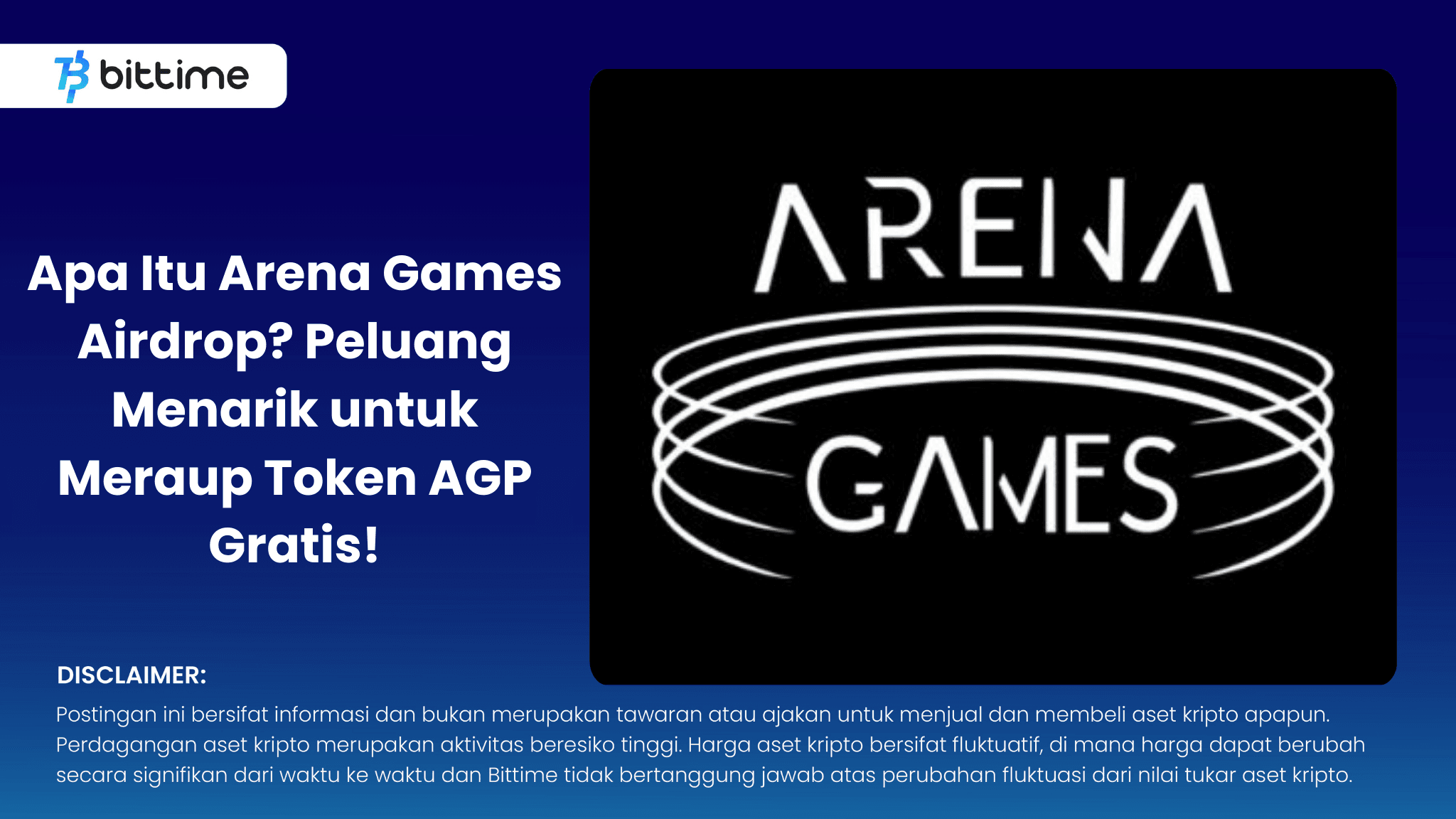 Apa Itu Arena Games Airdrop? Peluang Menarik untuk Meraup Token AGP Gratis!