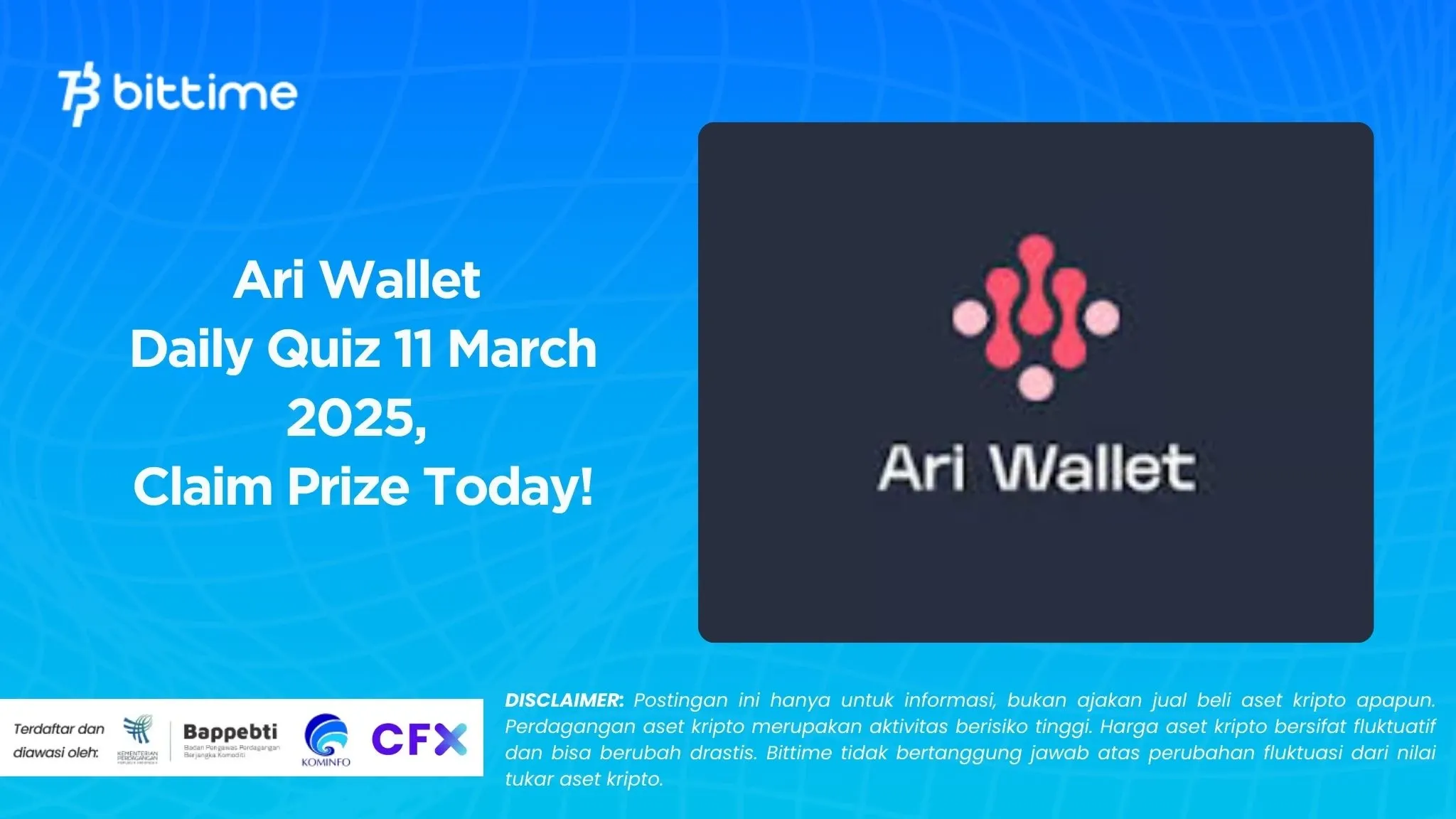 Ari Wallet Daily Quiz 11 March 2025,  Claim Prize Today!.webp