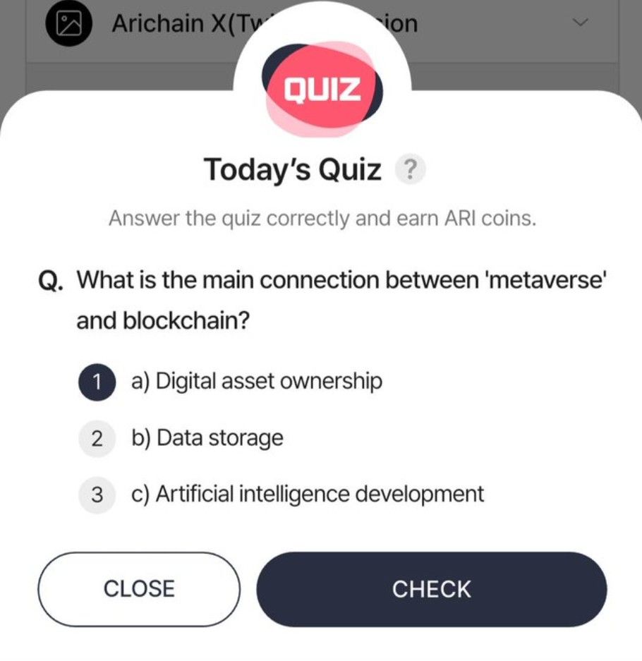 Ari Wallet Daily Quiz 14 - 15 September 2025.