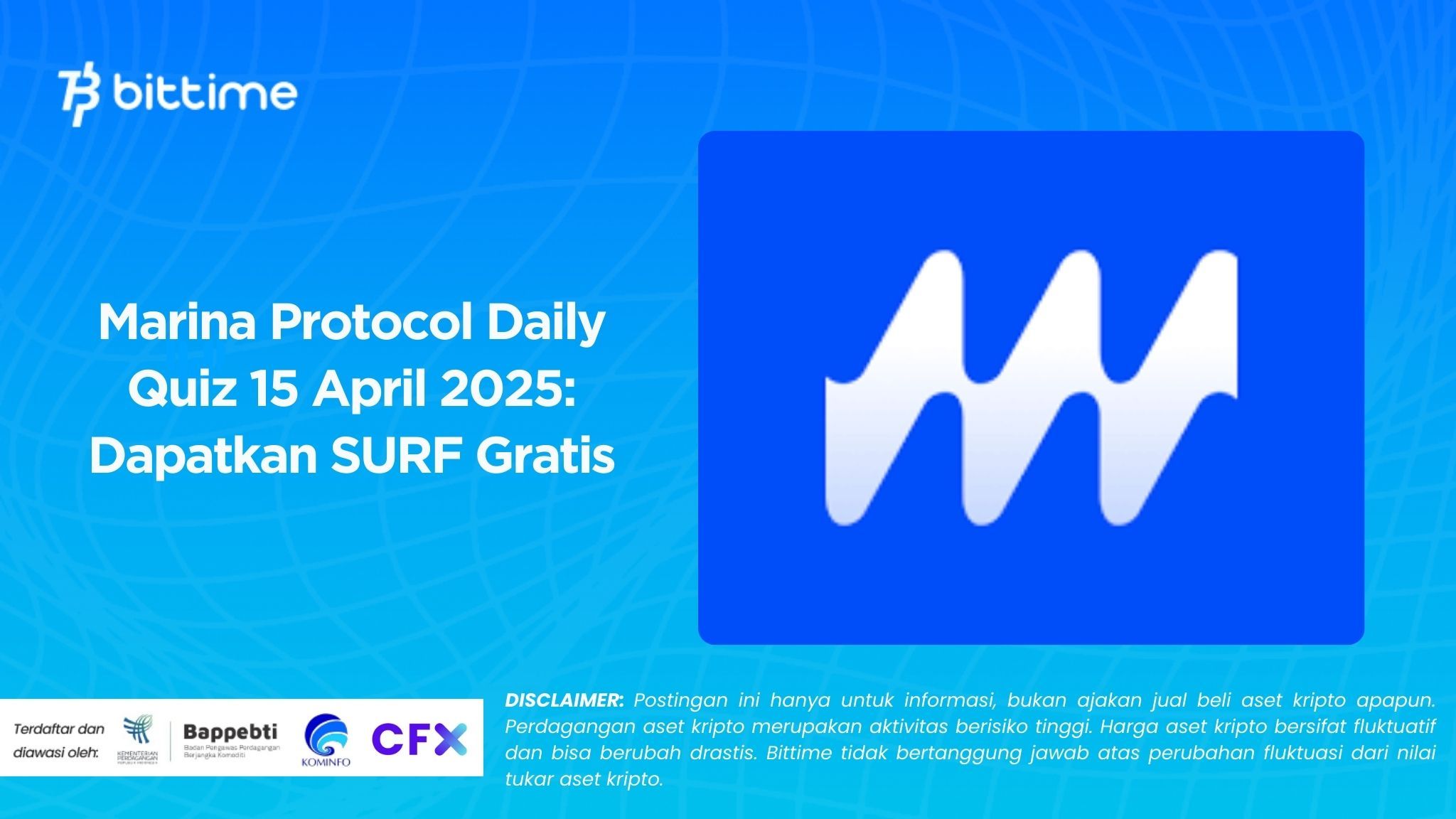 Marina Protocol Daily Quiz 15 April 2025: Dapatkan SURF Gratis