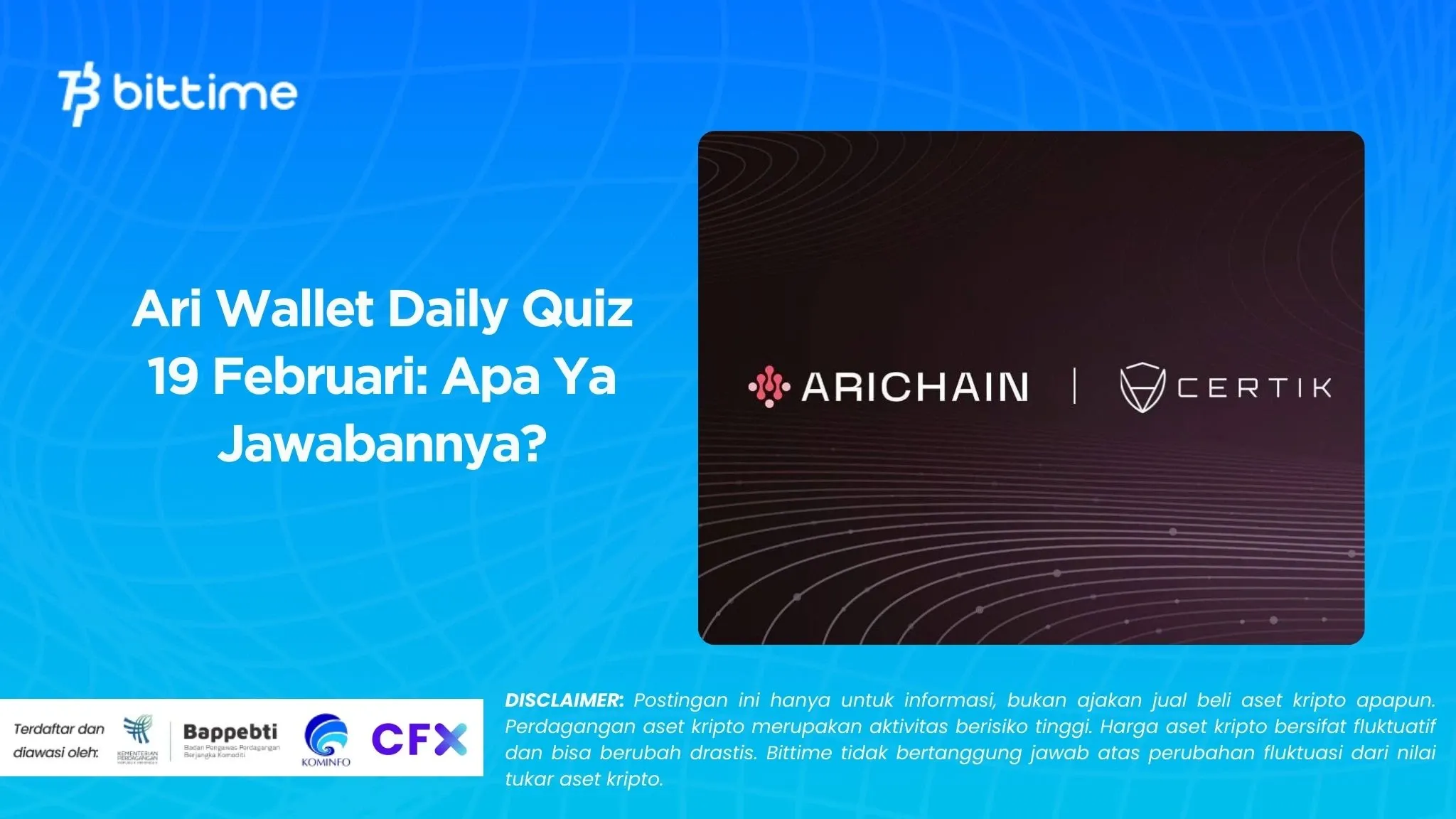 Ari Wallet Daily Quiz 19 Februari Apa Ya Jawabannya