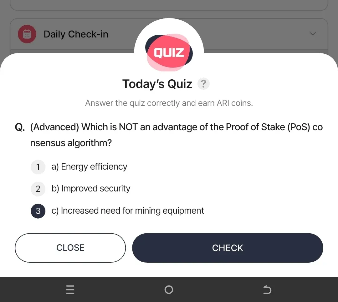 Ari Wallet Daily Quiz 24 Agustus 2025 Dapatkan Ari Gratis - answer.webp