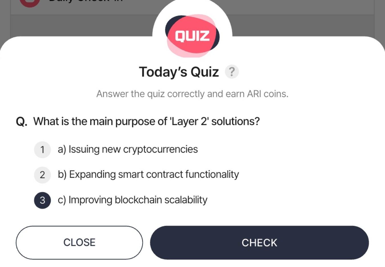Ari Wallet Daily Quiz 6 September 2025.