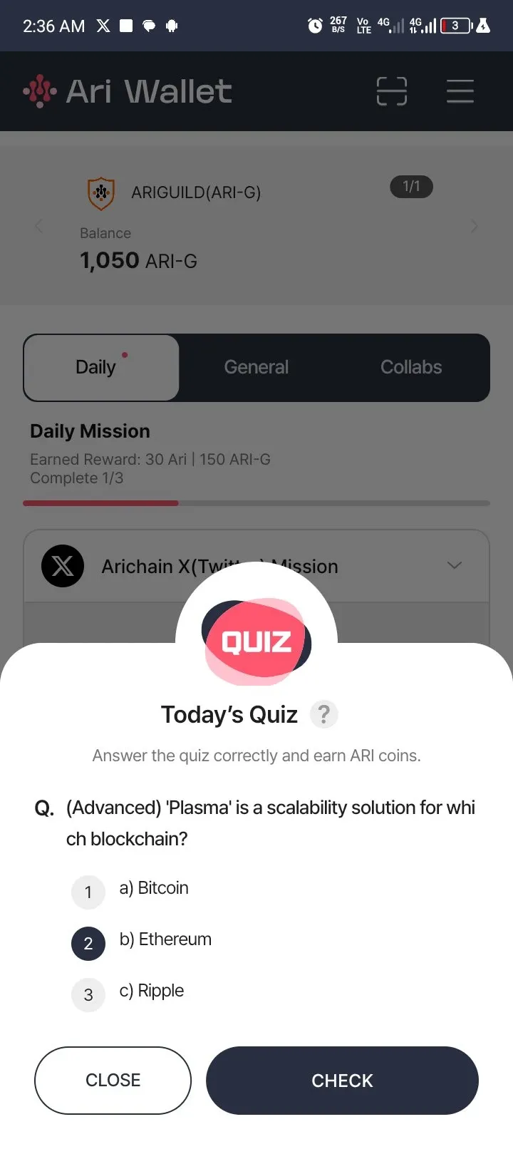 Ari Wallet Daily Quiz March 25 2025 Today's Answers - answer.webp