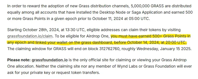 Arti “Sorry, this address is not eligible” di GRASS Airdrop, Ada Solusinya - Grass not eligible deskripsi.webp