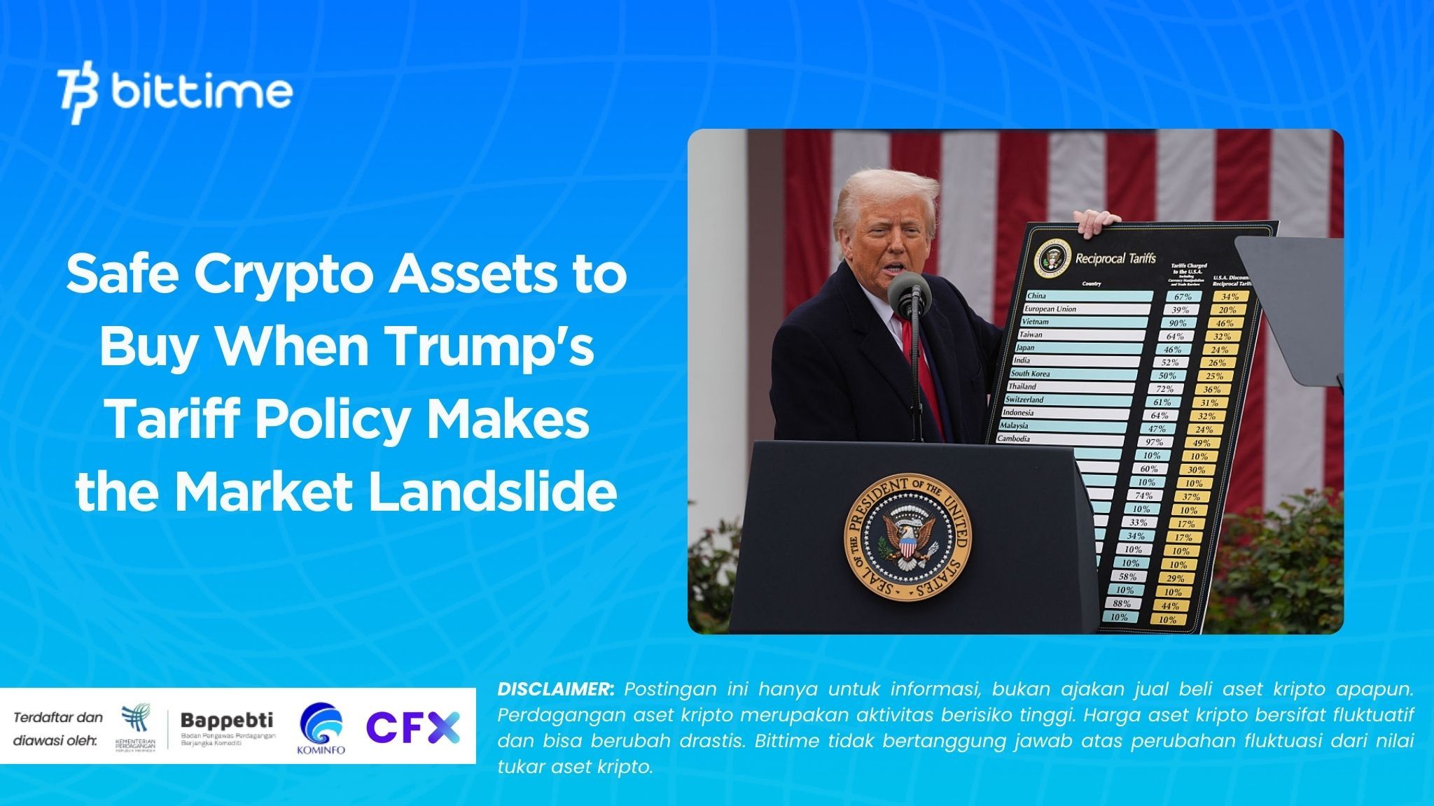 Aset Kripto yang Aman Dibeli saat Kebijakan Tarif Trump Bikin Market Longsor.
