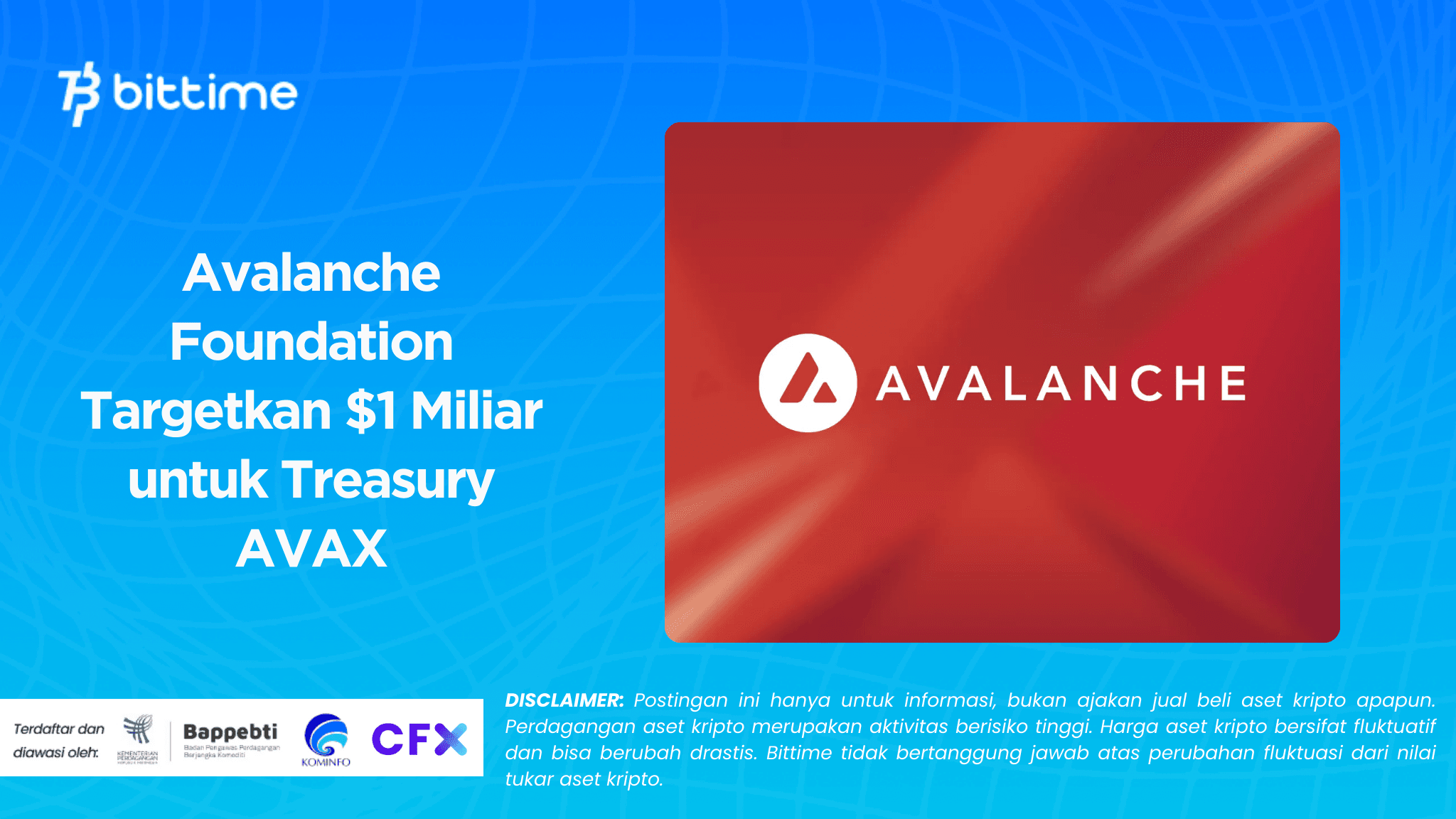 Avalanche Foundation Targetkan $1 Miliar untuk Treasury AVAX