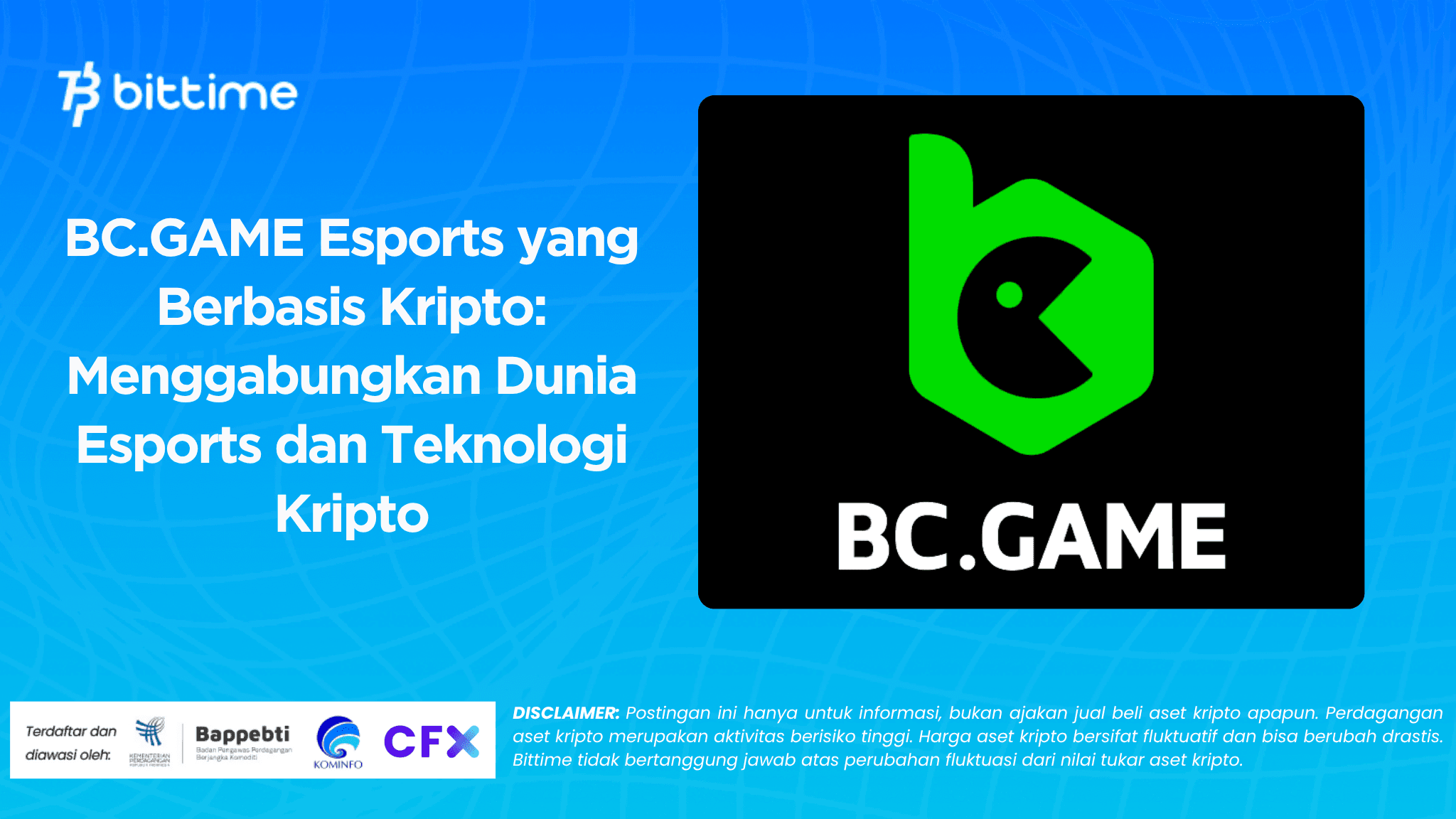 BC.GAME Esports yang Berbasis Kripto