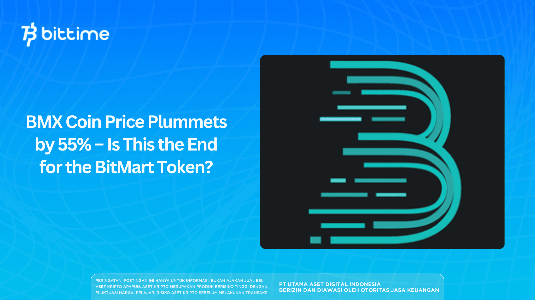 BMX Coin Price Plummets by 55% – Is This the End for the BitMart Token?