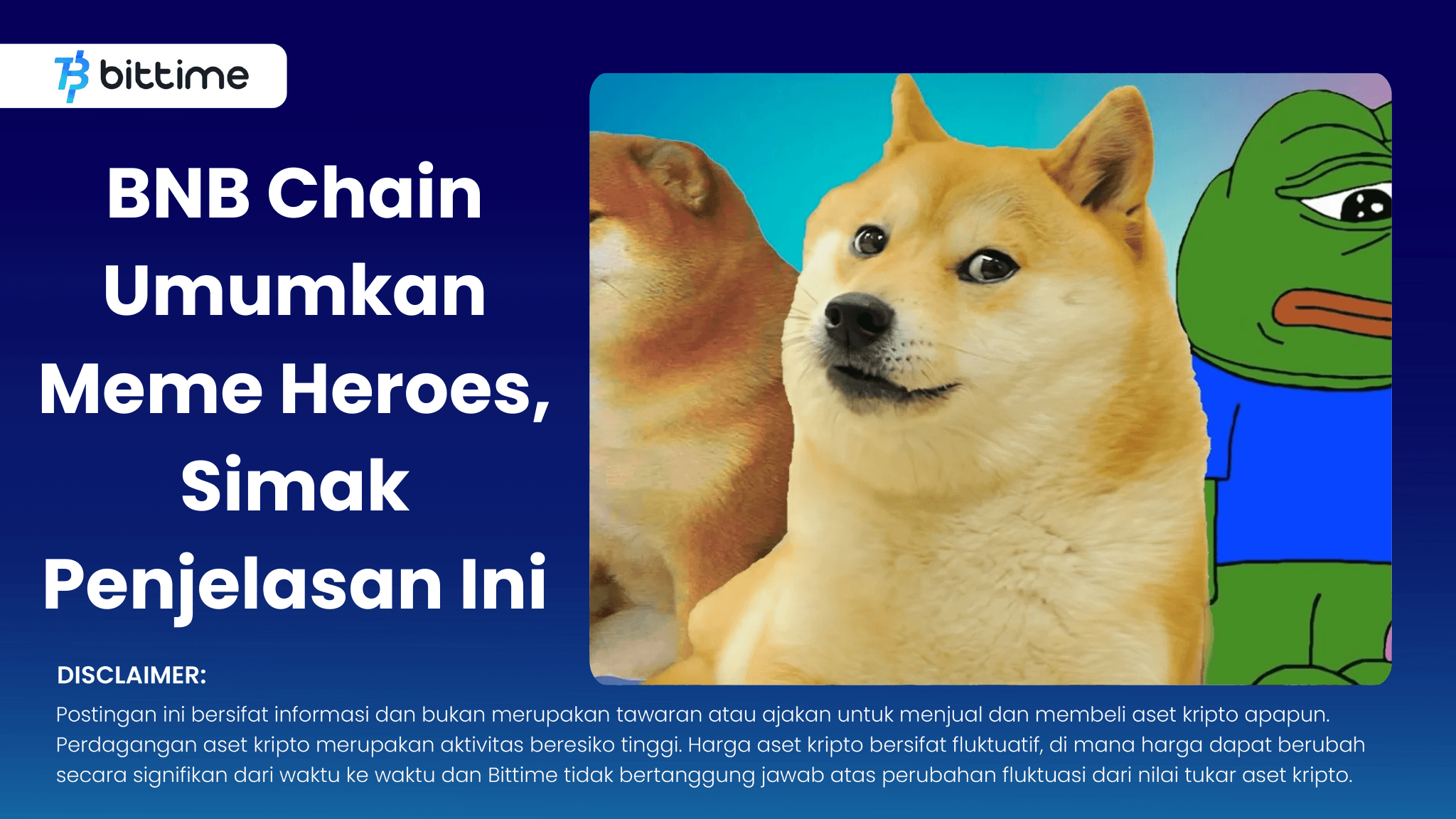 BNB Chain Umumkan Meme Heroes, Simak Penjelasan Ini