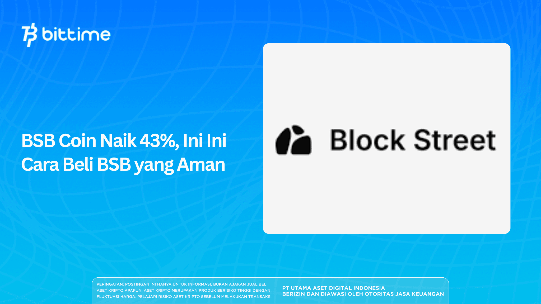 BSB Coin Naik 43%, Ini Ini Cara Beli BSB yang Aman