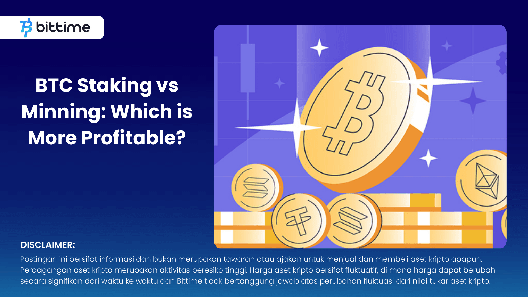 BTC Staking vs Minning: Mana yang Lebih Menguntungkan?