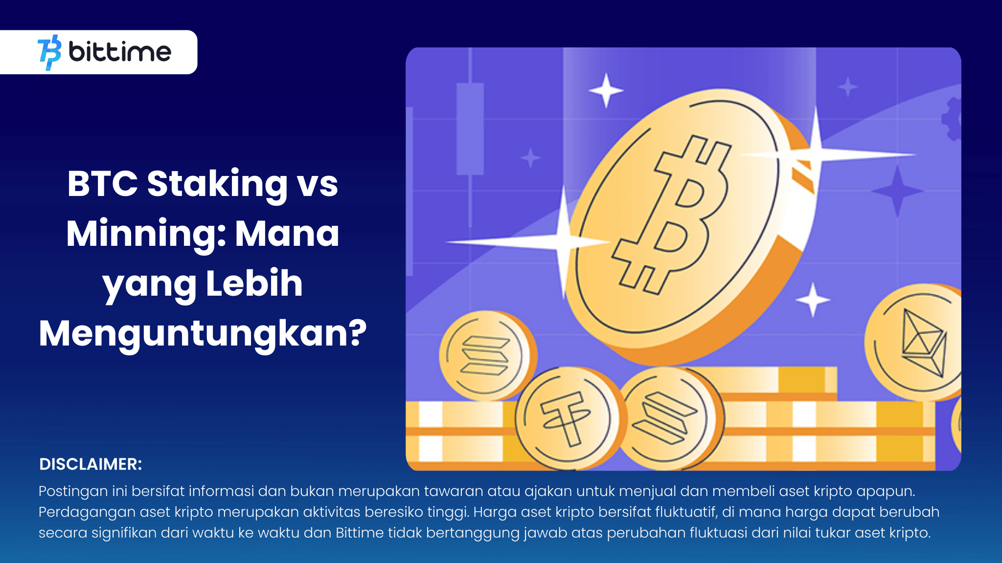 BTC Staking vs Minning: Mana yang Lebih Menguntungkan?