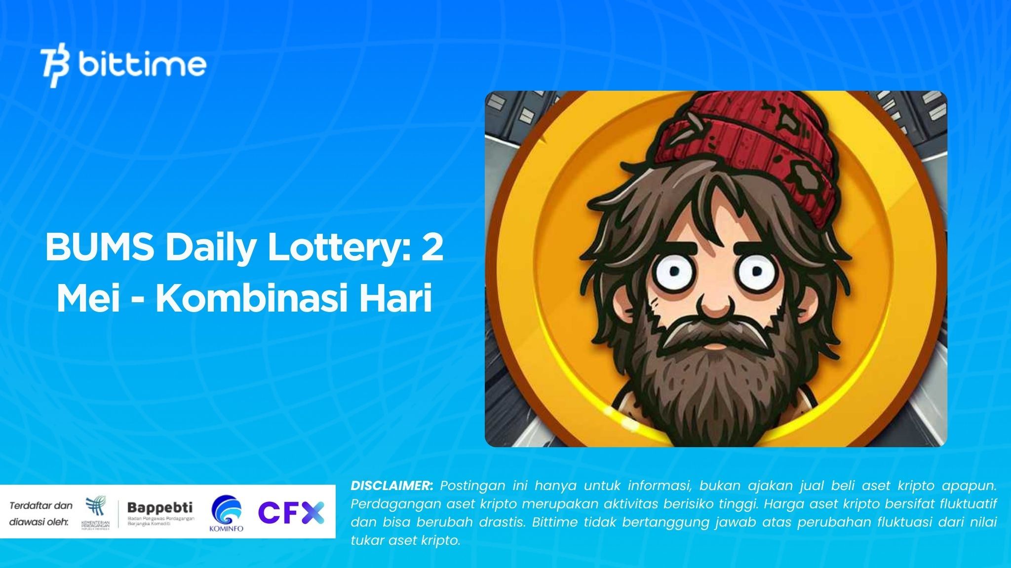 BUMS Daily Lottery: 2 Mei - Kombinasi Hari