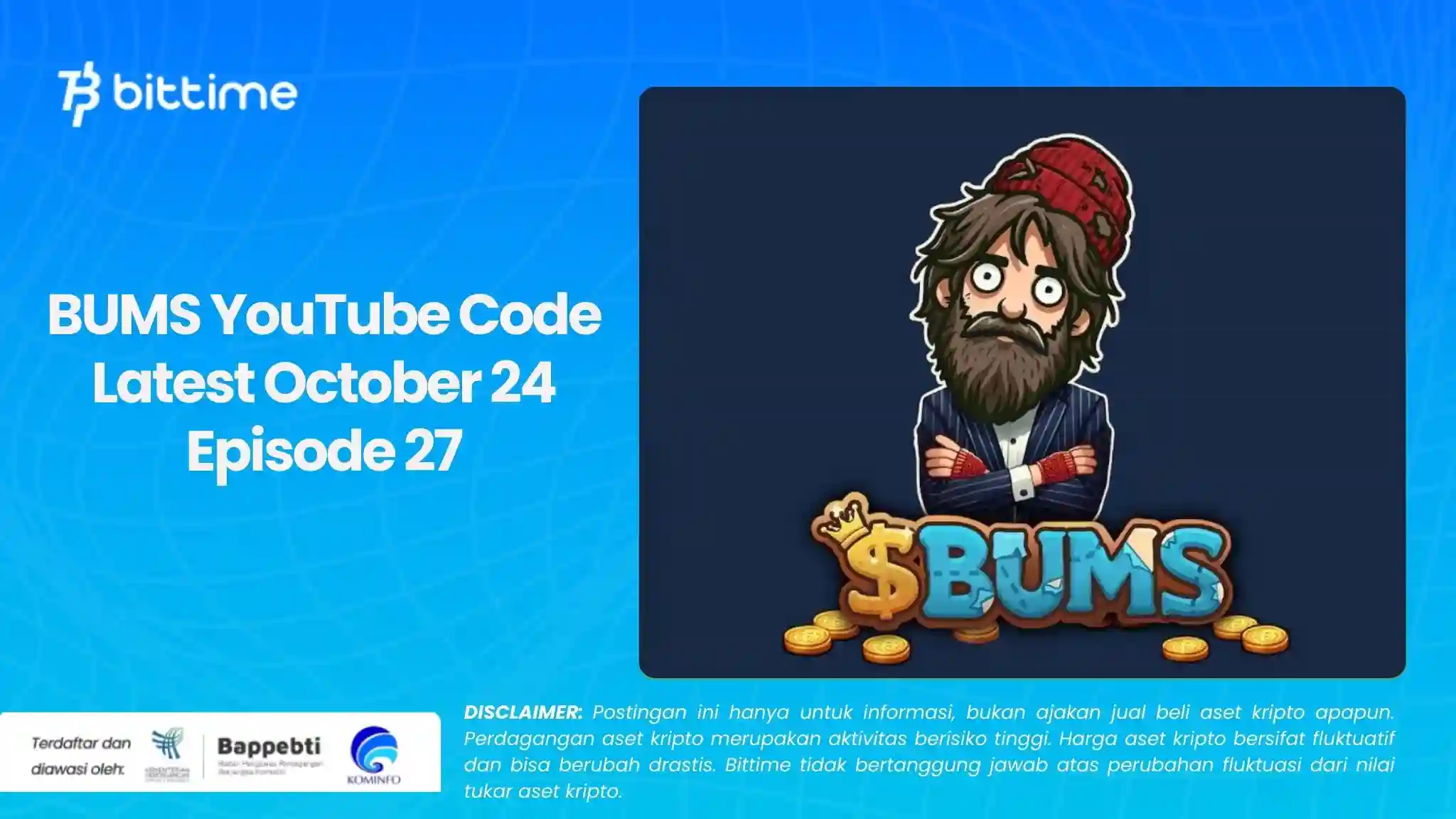 BUMS YouTube Code Latest October 24 Episode 27.webp