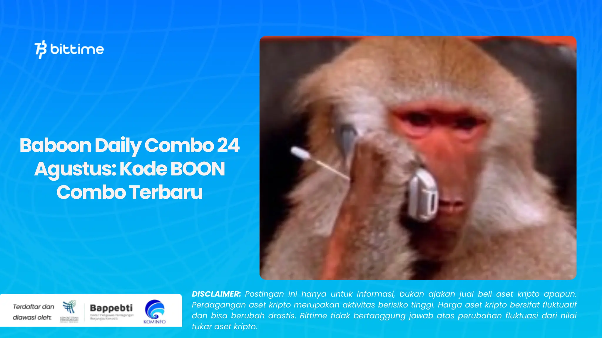 Baboon Daily Combo 24 Agustus Kode BOON Combo Terbaru.webp