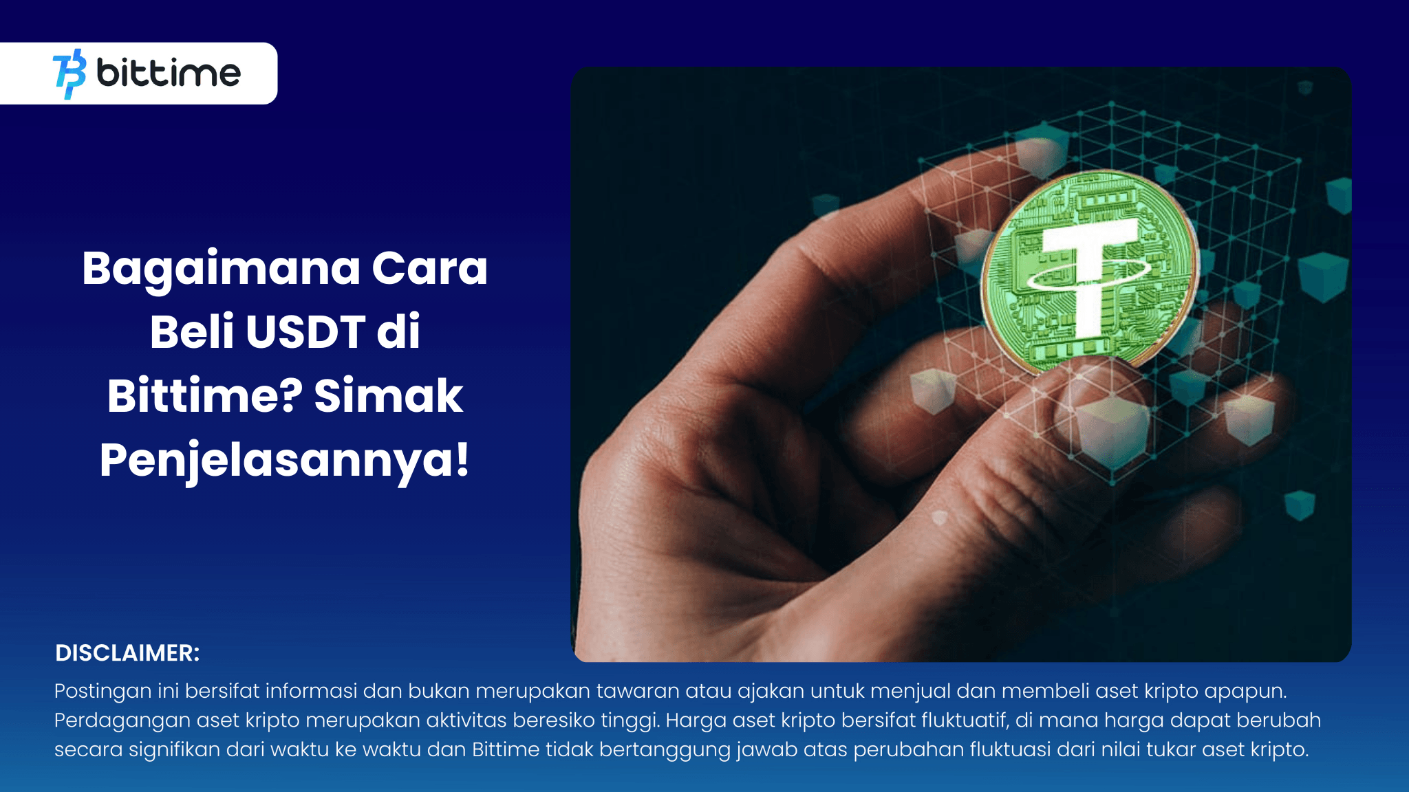 Bagaimana Cara Beli USDT di Bittime? Simak Penjelasannya!