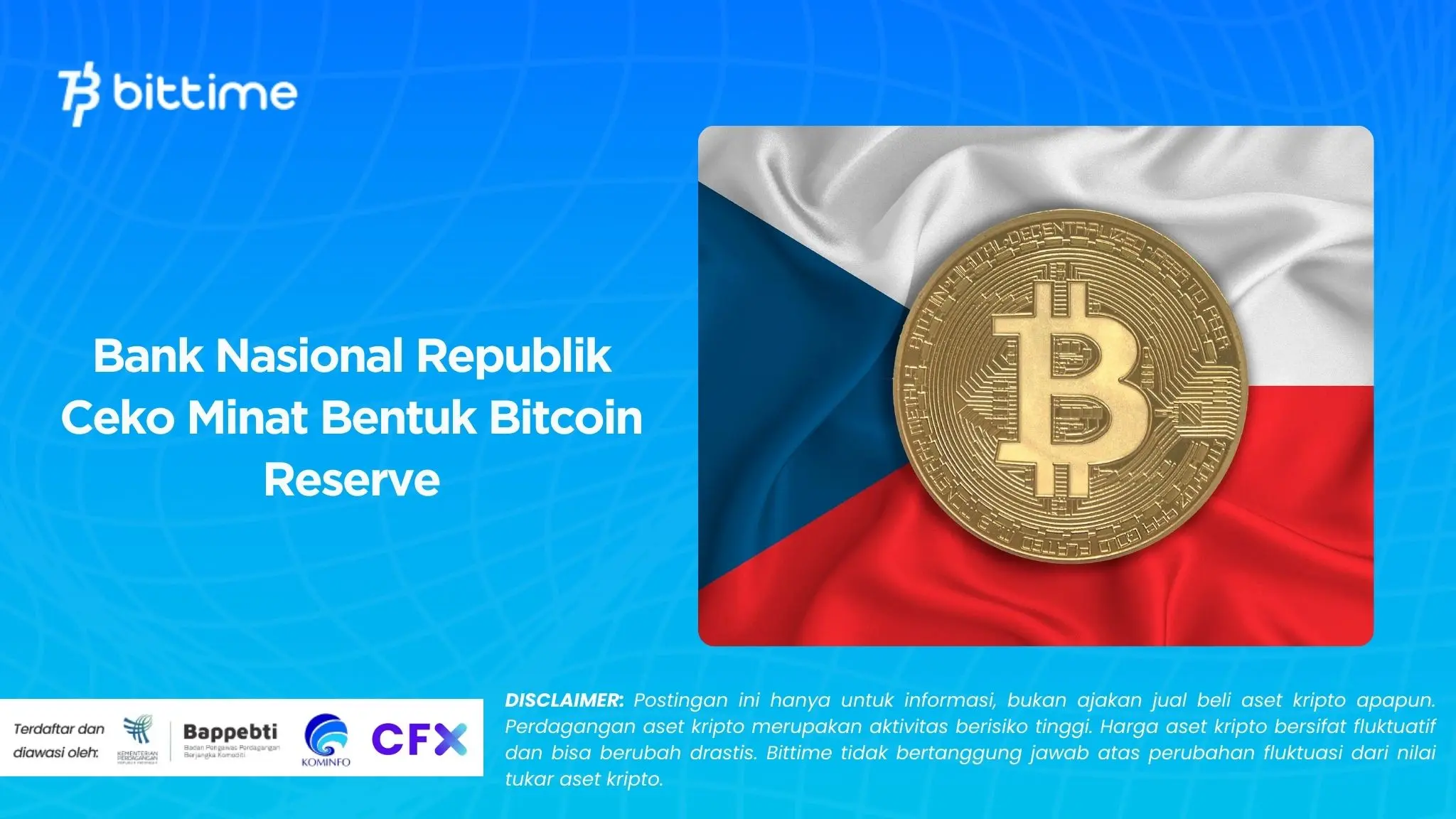 Bank Nasional Republik Ceko Minat Bentuk Bitcoin Reserve.