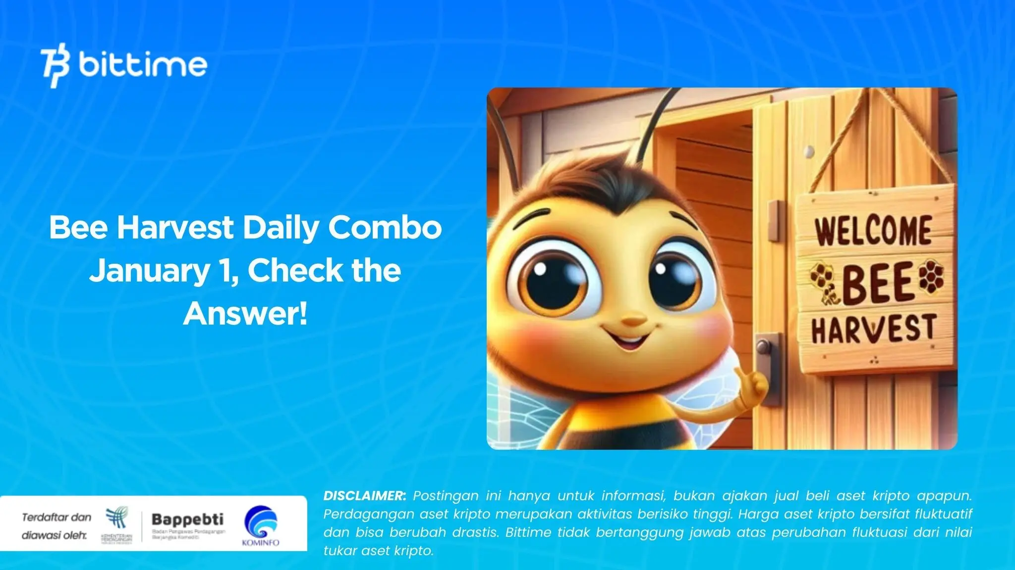 Bee Harvest Daily Combo January 1, Check the Answer!.webp