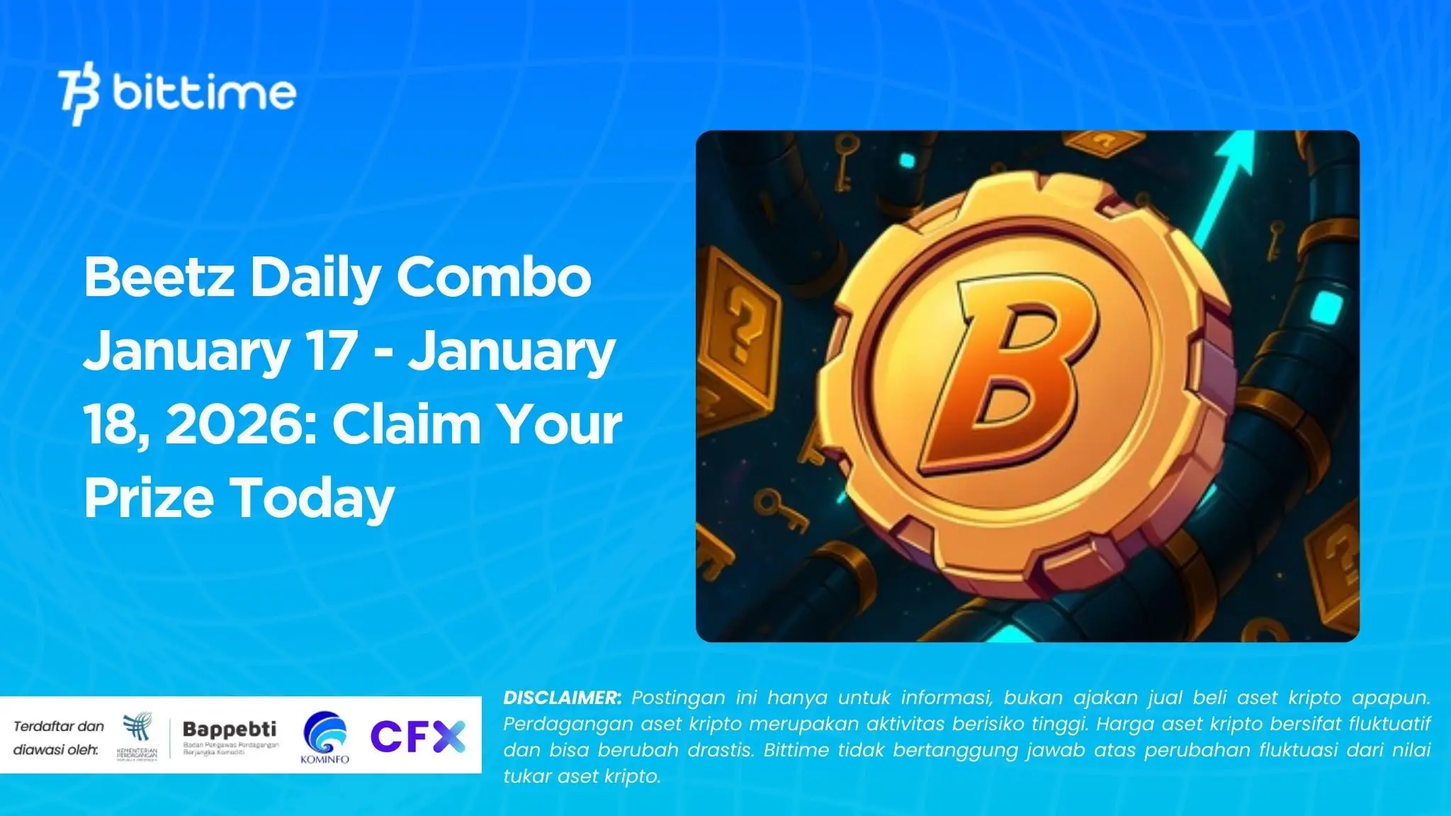 Beetz Daily Combo January 17 - January 18, 2026: Claim Your Prize Today