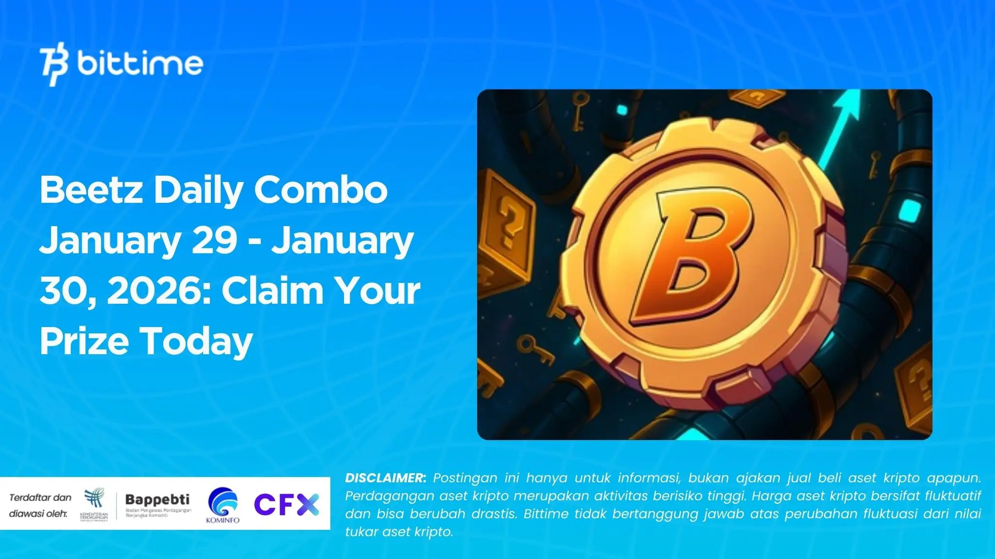 Beetz Daily Combo January 29 - January 30, 2026: Claim Your Prize Today