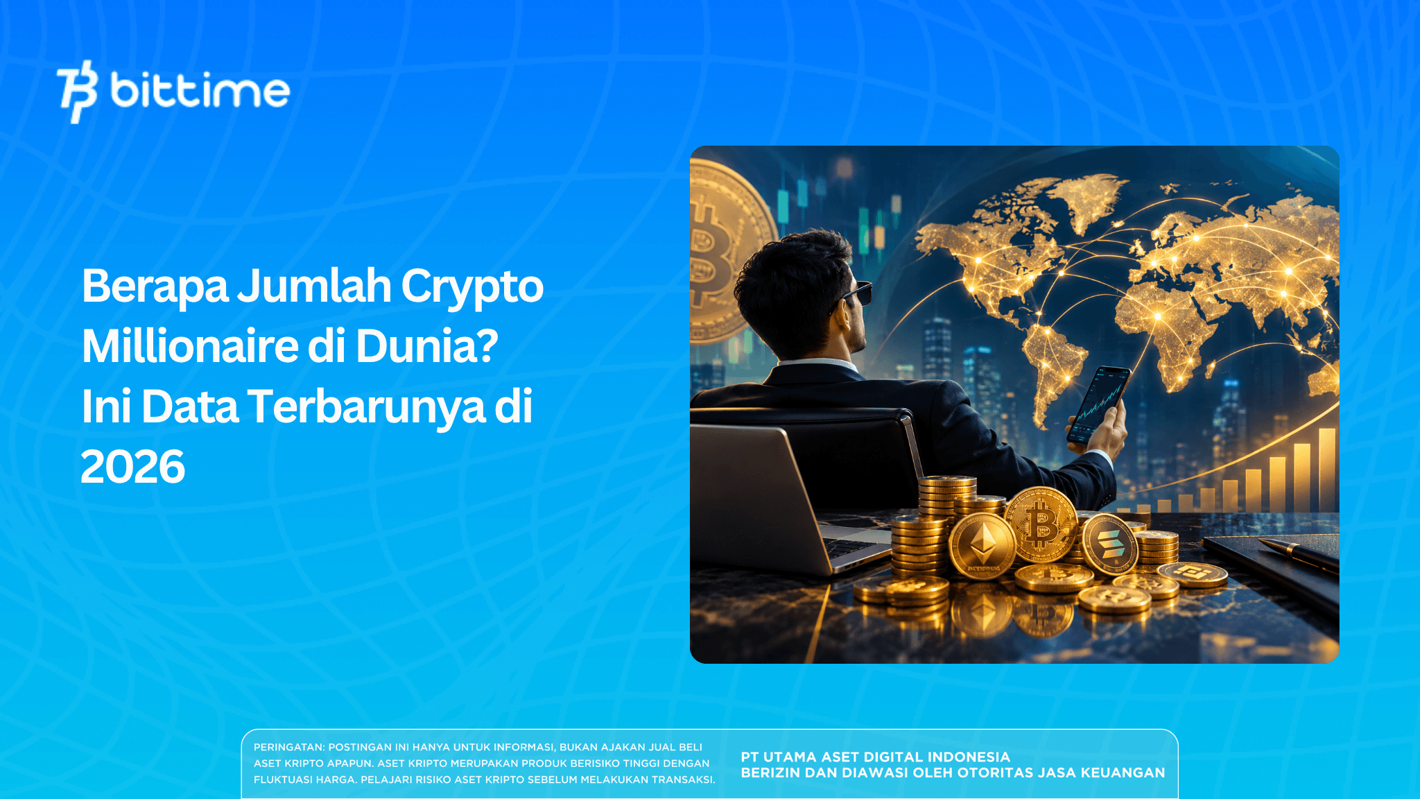 Berapa Jumlah Crypto Millionaire di Dunia? Ini Data Terbarunya di 2026
