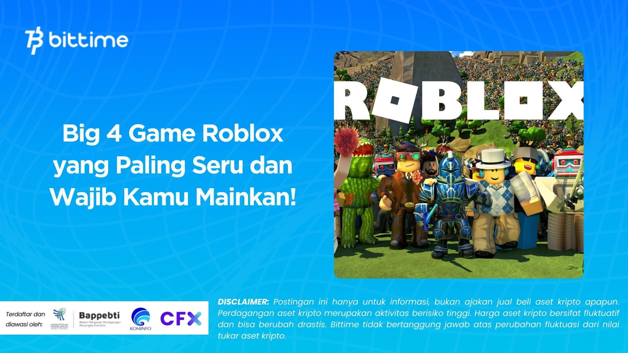Big 4 Game Roblox yang Paling Seru dan Wajib Kamu Mainkan!