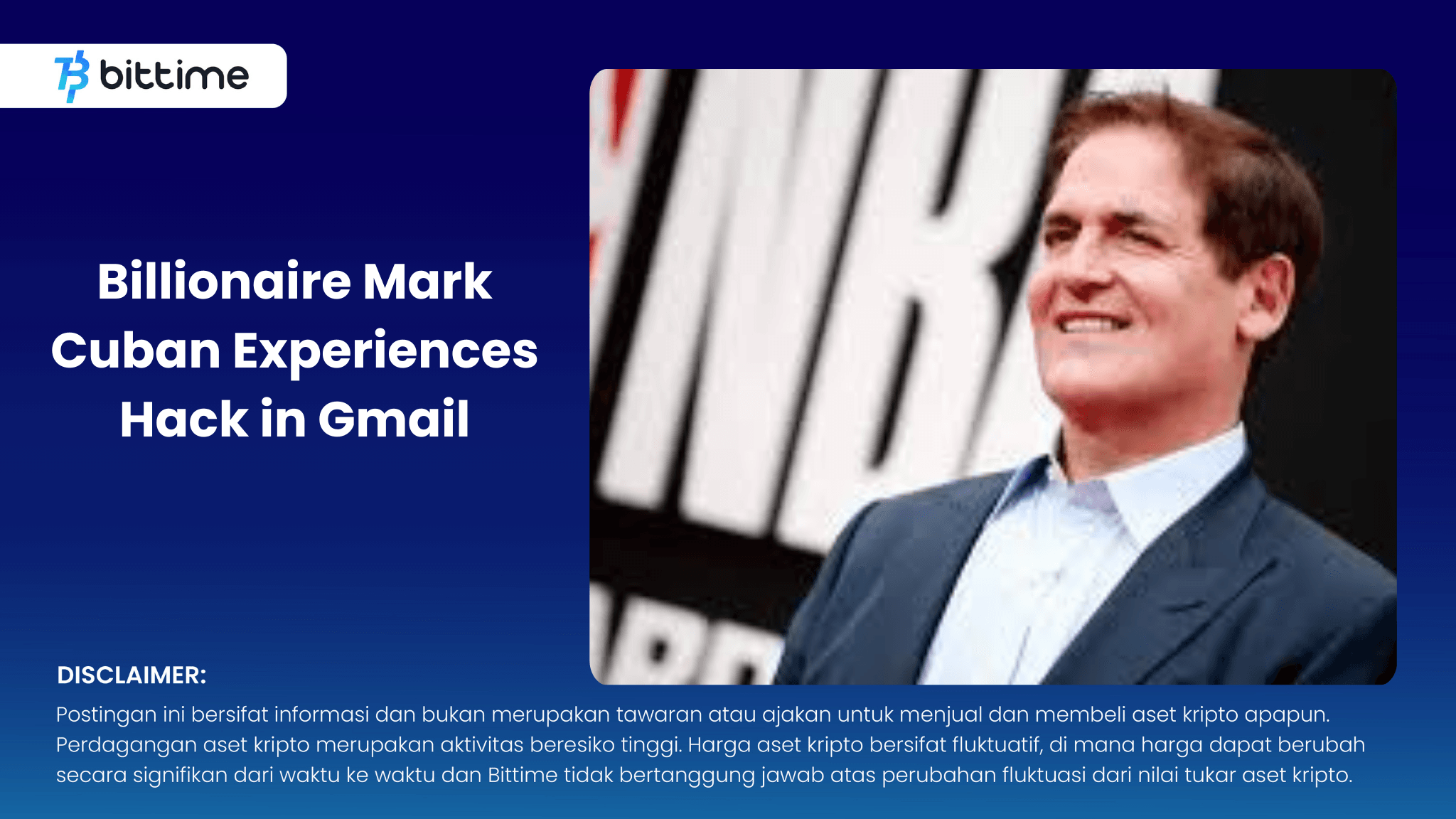 Billionaire Mark Cuban Experiences Hack in Gmail
