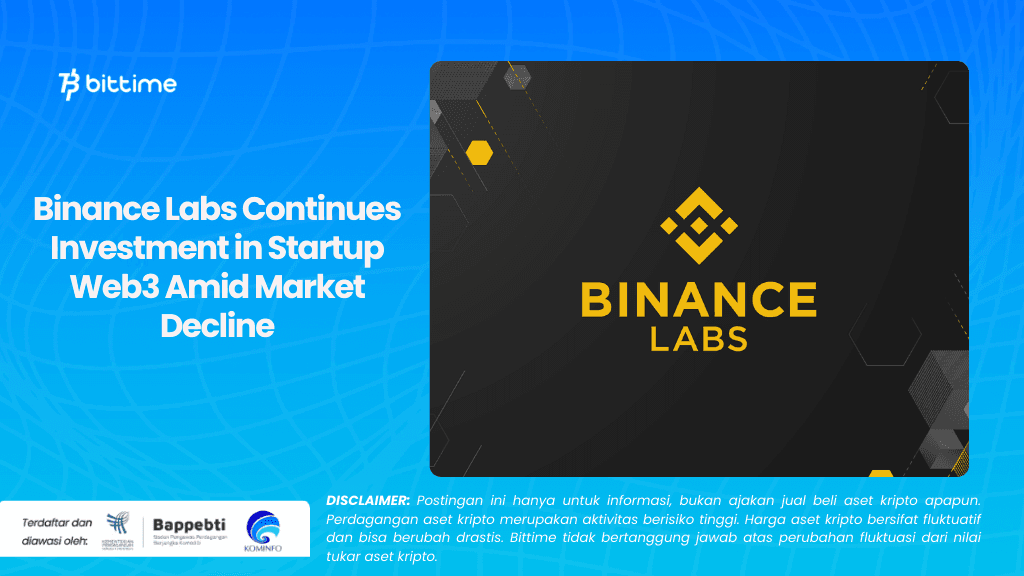Binance Labs Continues Investment in Startup Web3 Amid Market Decline