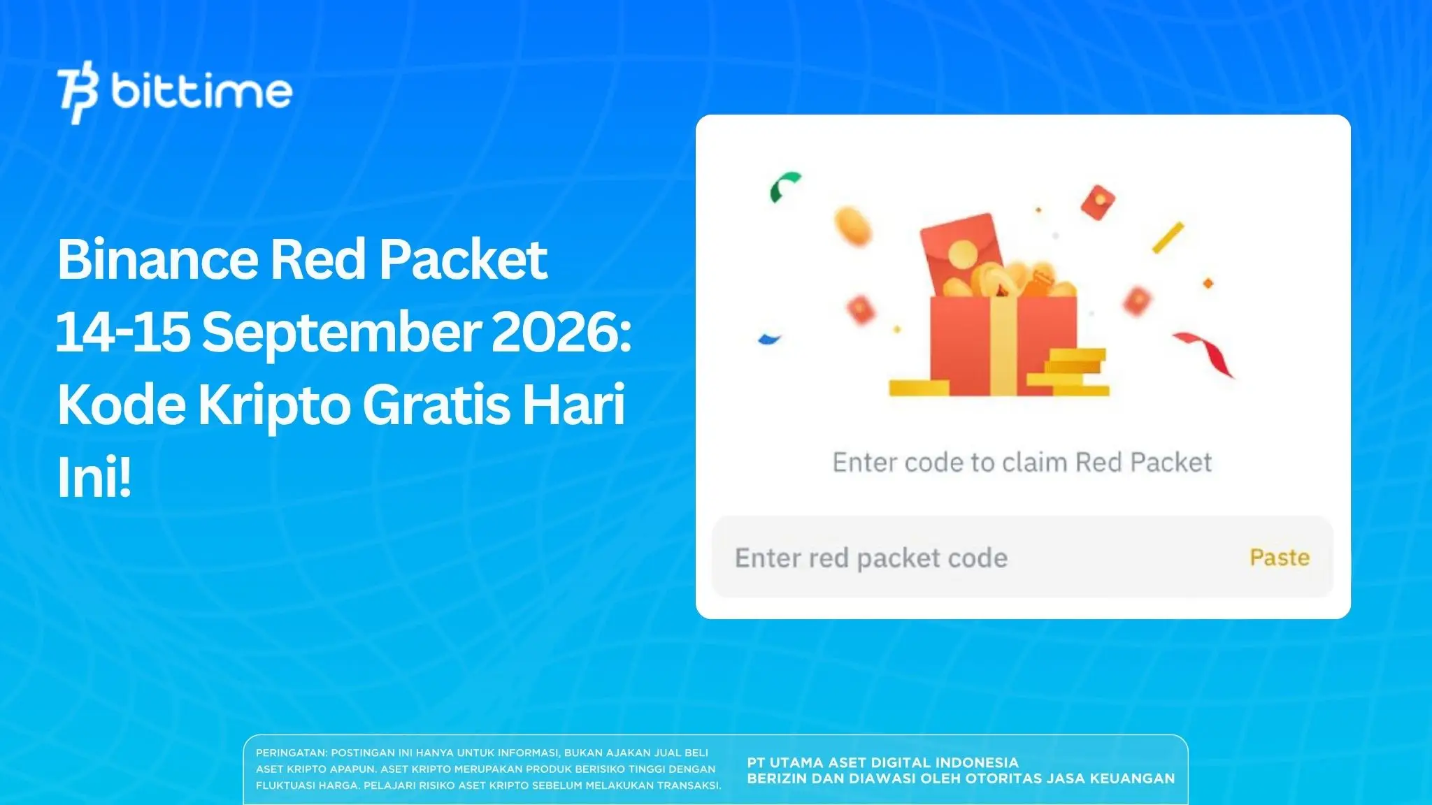 Binance Red Packet 14-15 September 2026: Kode Kripto Gratis Hari Ini!