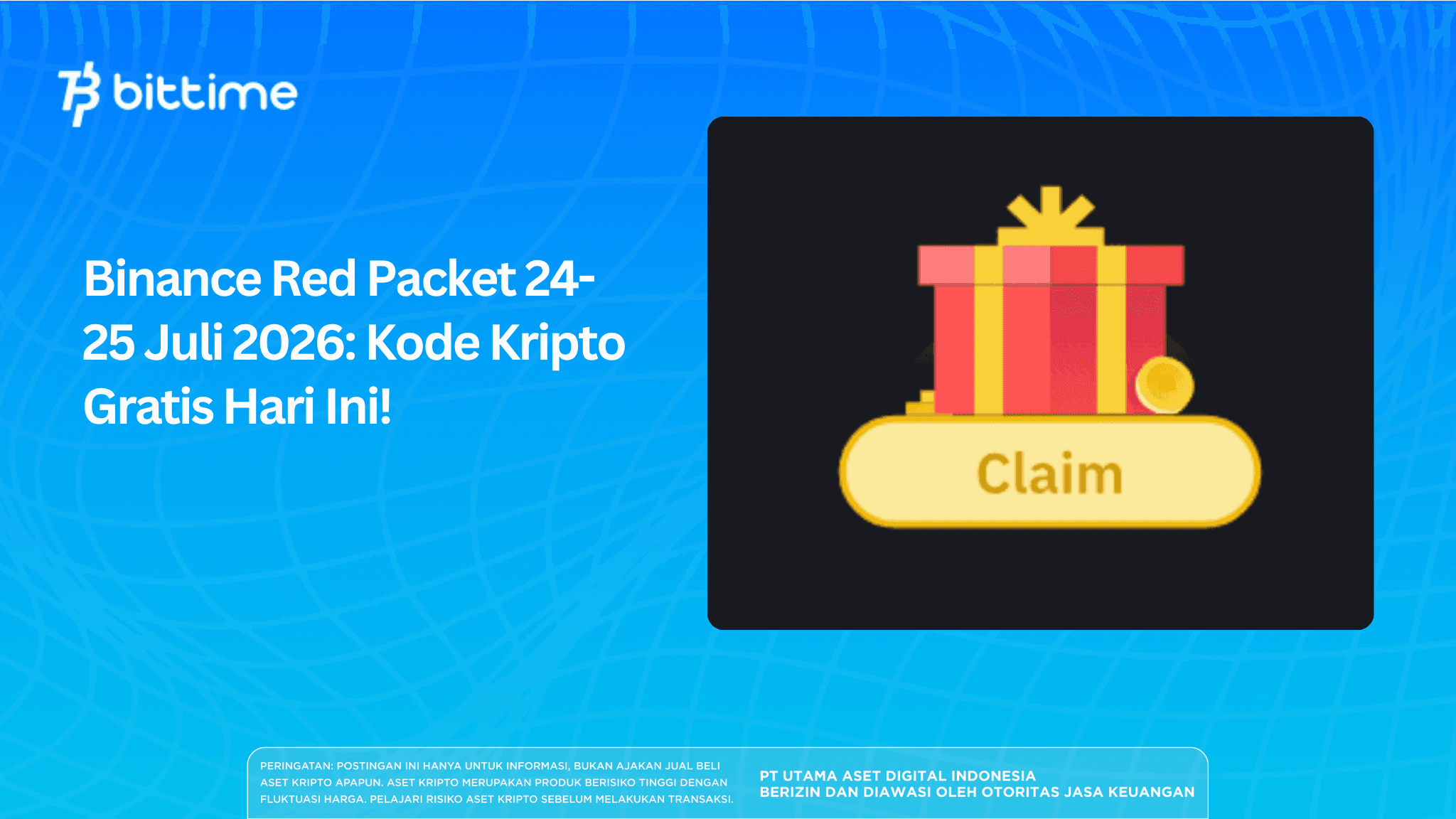 Binance Red Packet 24-25 Juli 2026: Kode Kripto Gratis Hari Ini!