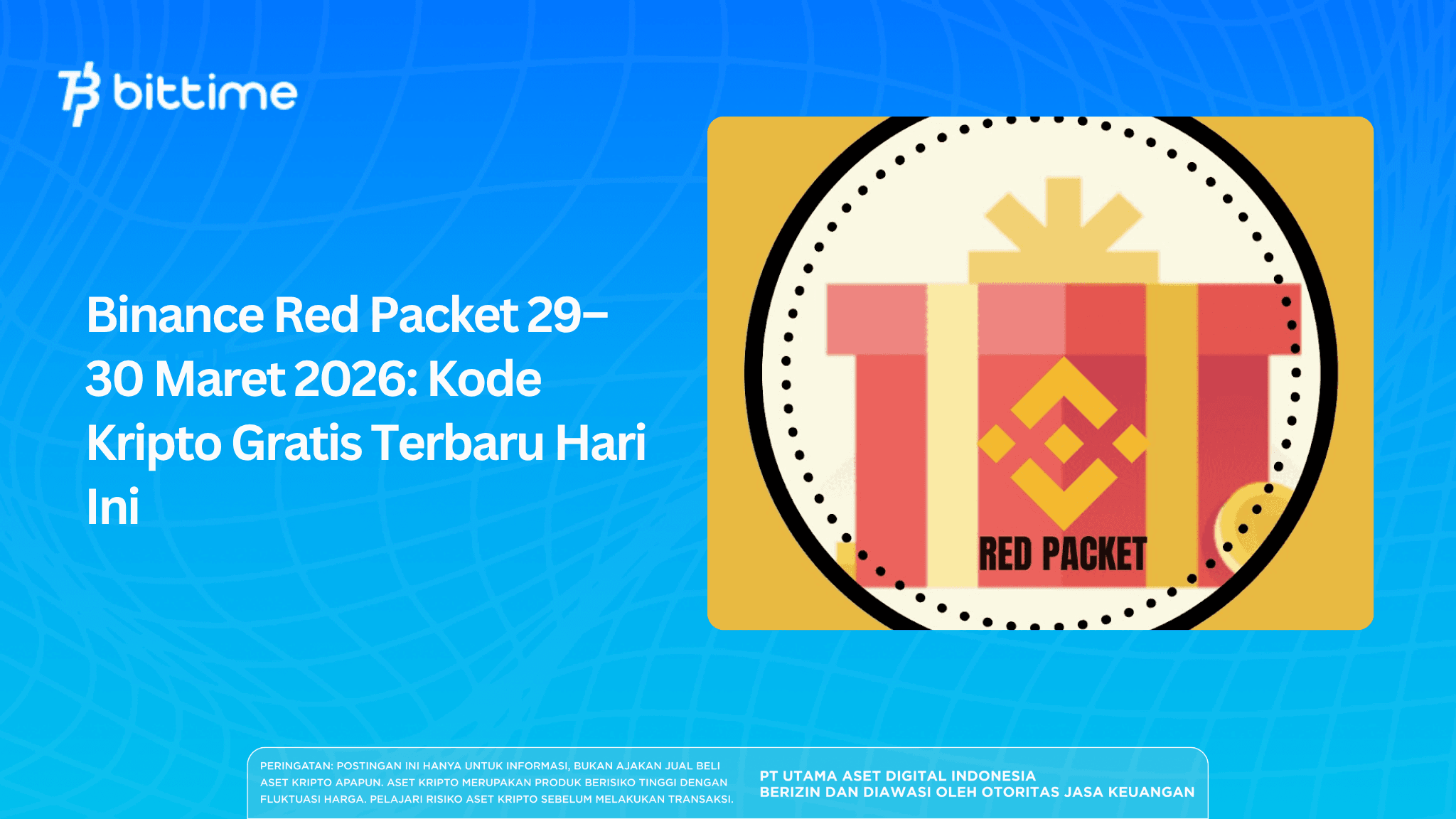 Binance Red Packet 29–30 Maret 2026: Kode Kripto Gratis Terbaru Hari Ini