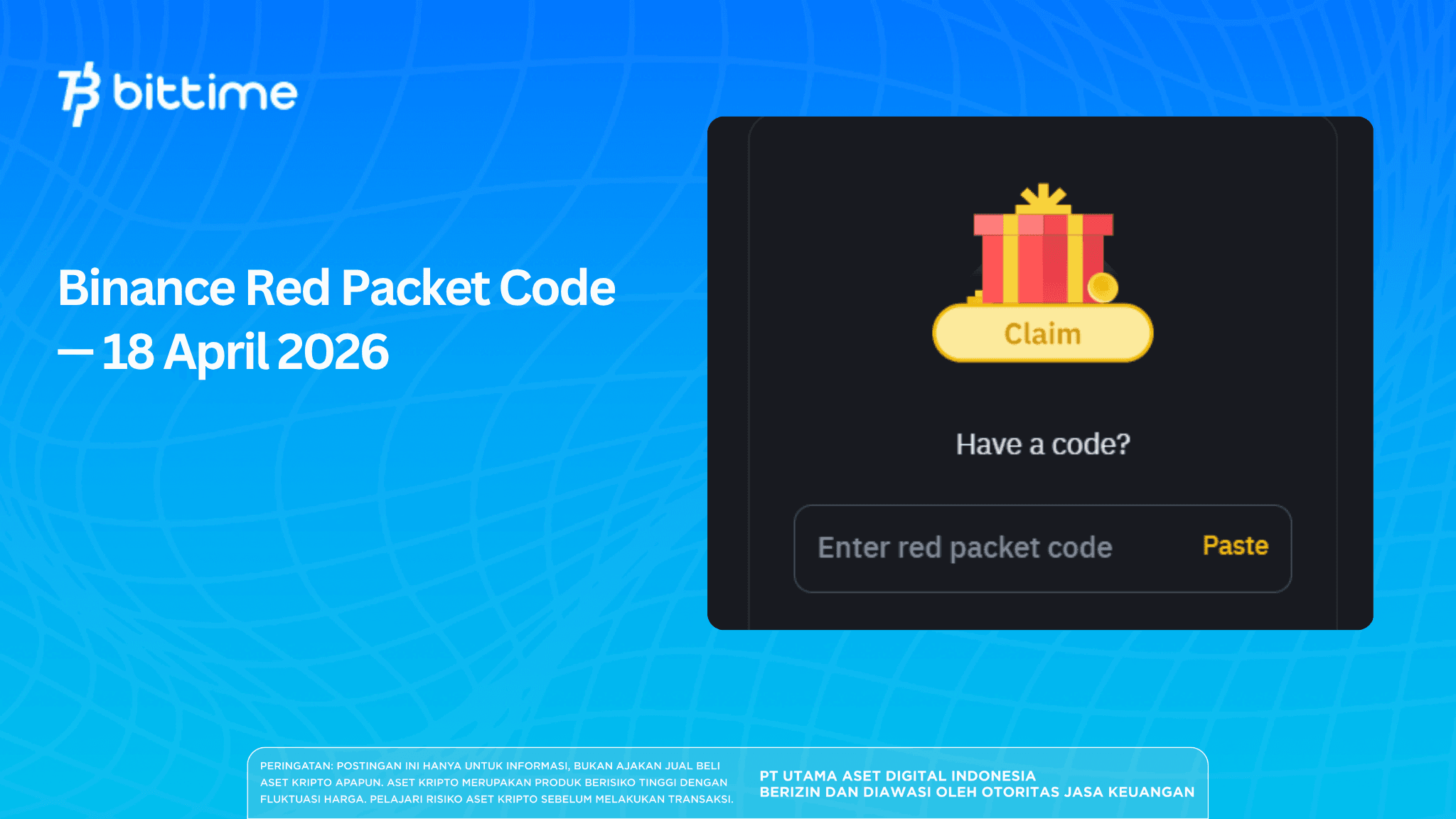 Binance Red Packet Code April 18, 2026 — Today's Latest Answers & Valid Codes