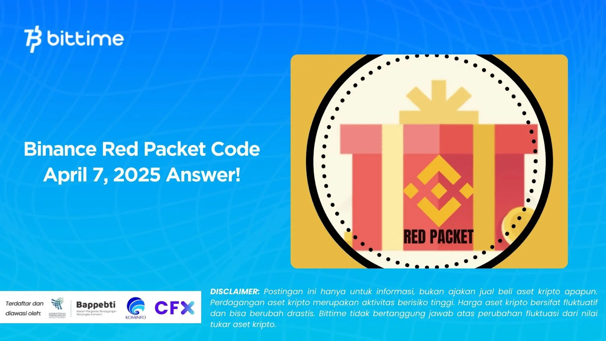 Binance Red Packet Code April 7, 2025 Answer!