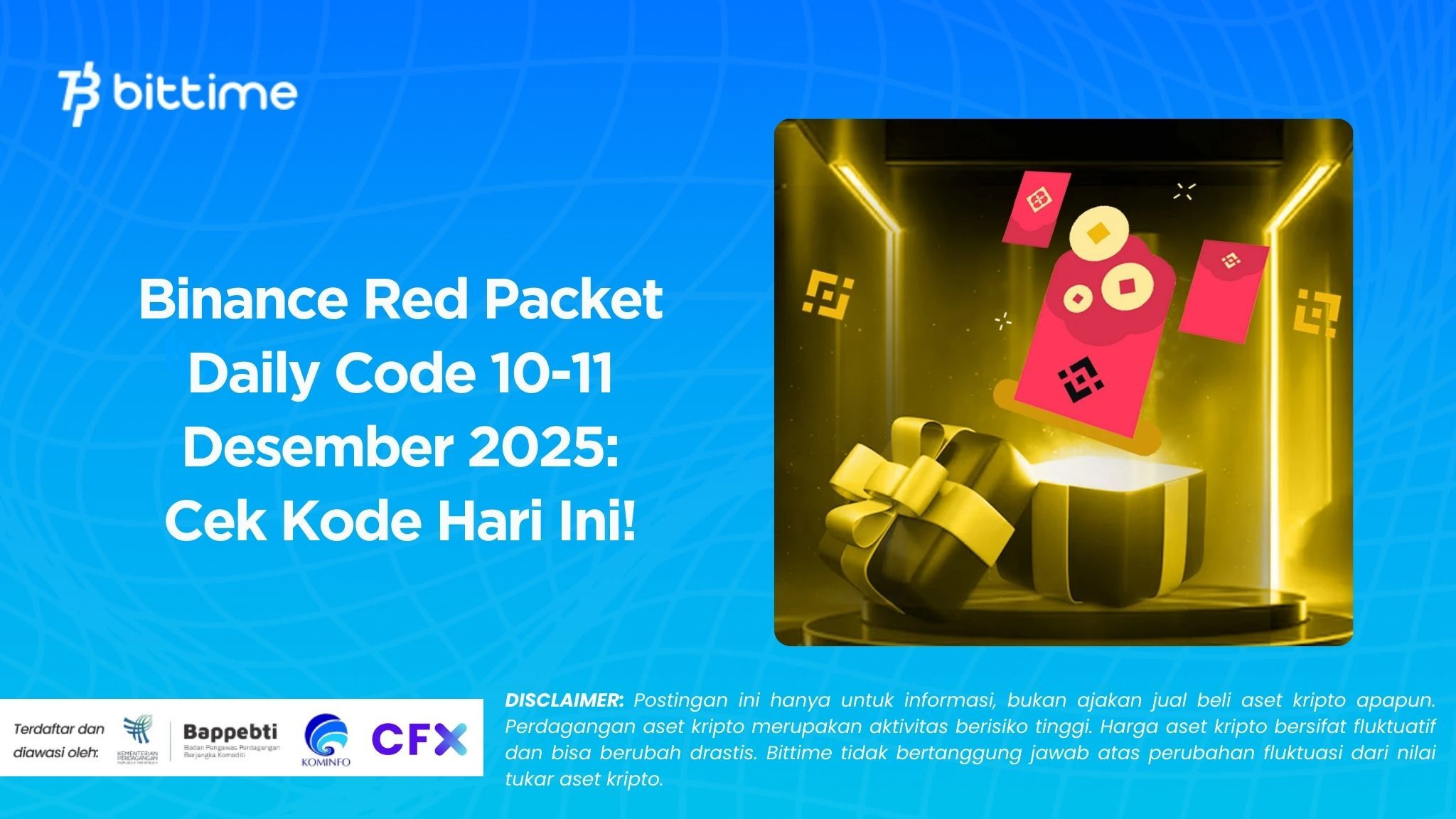 Binance Red Packet Daily Code 10-11 Desember 2025: Cek Kode Hari Ini!