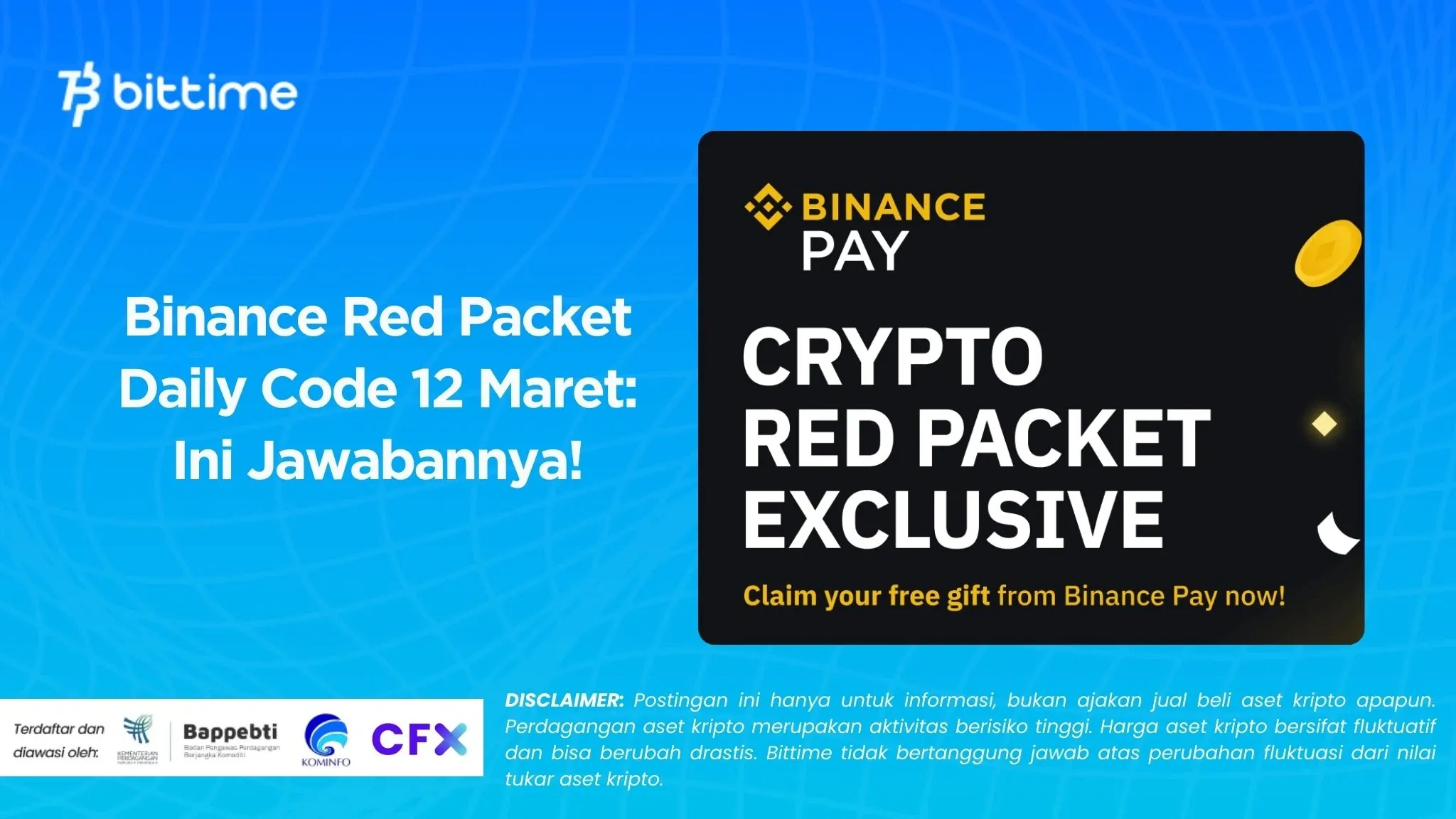Binance Red Packet Daily Code 12 Maret Ini Jawabannya!
