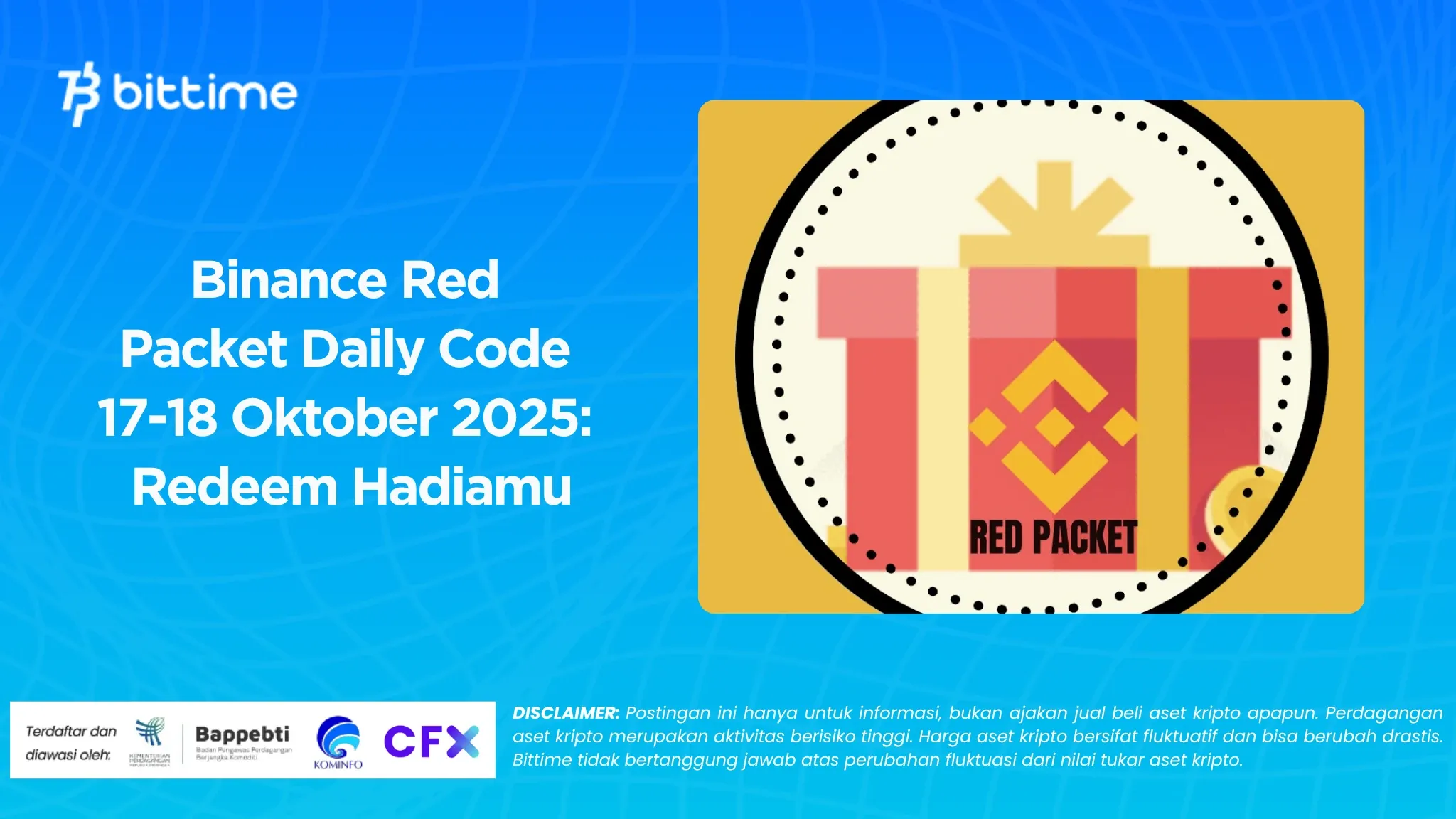 Binance Red Packet Daily Code 17 Oktober 2025