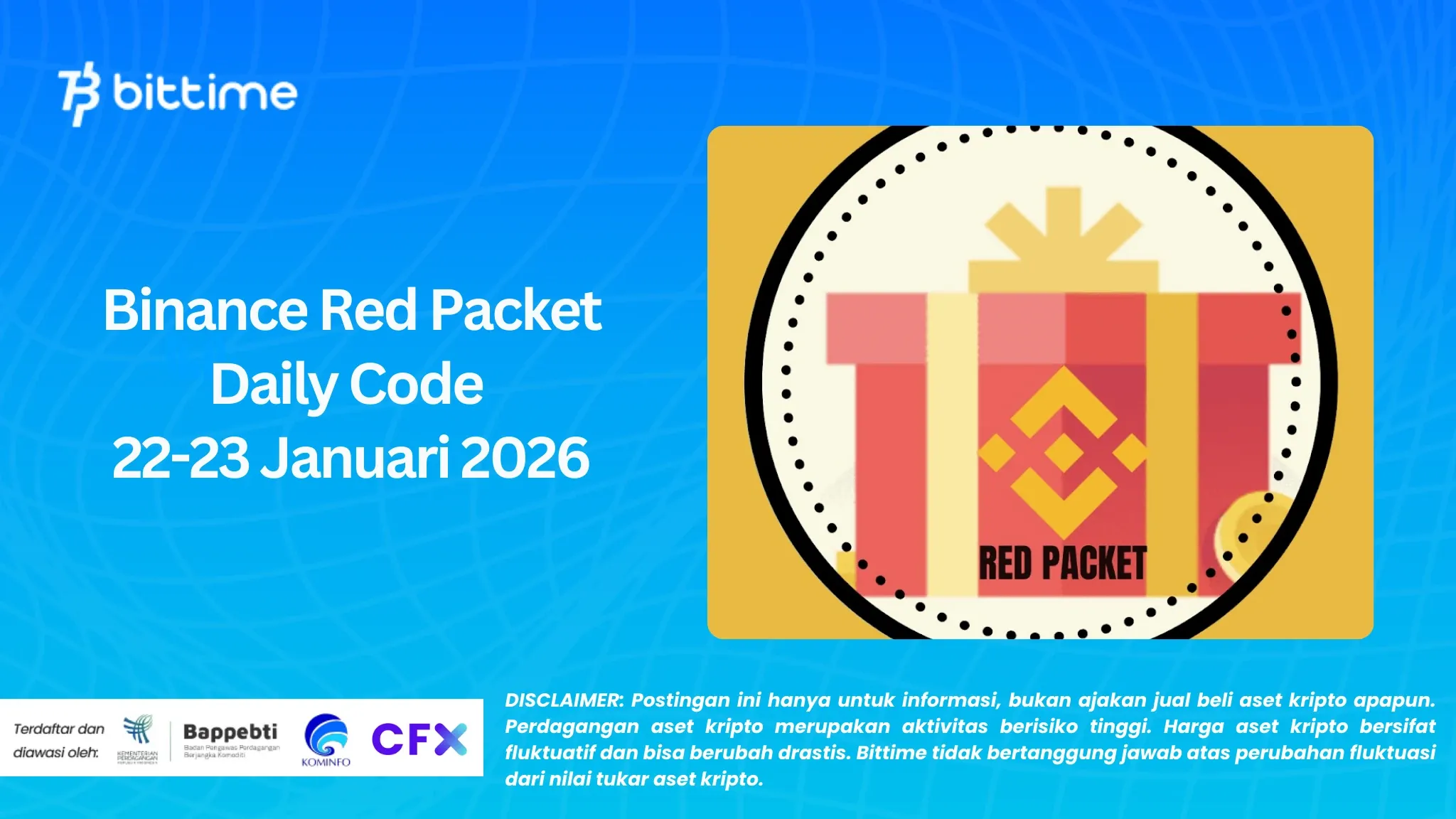 Binance Red Packet Daily Code January 22-23, 2026